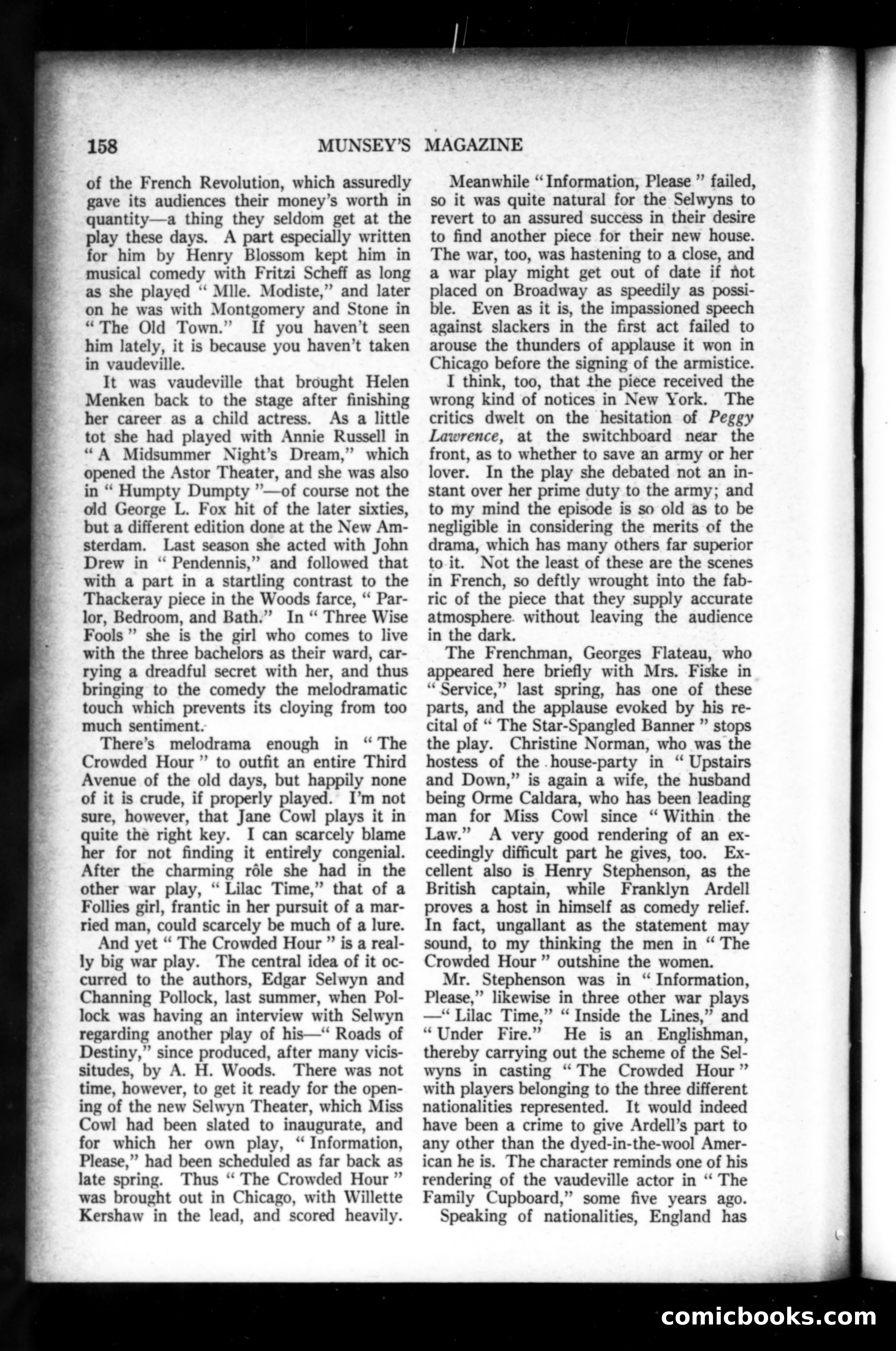 Munsey's Magazine, February 1919 — page 158 of 196