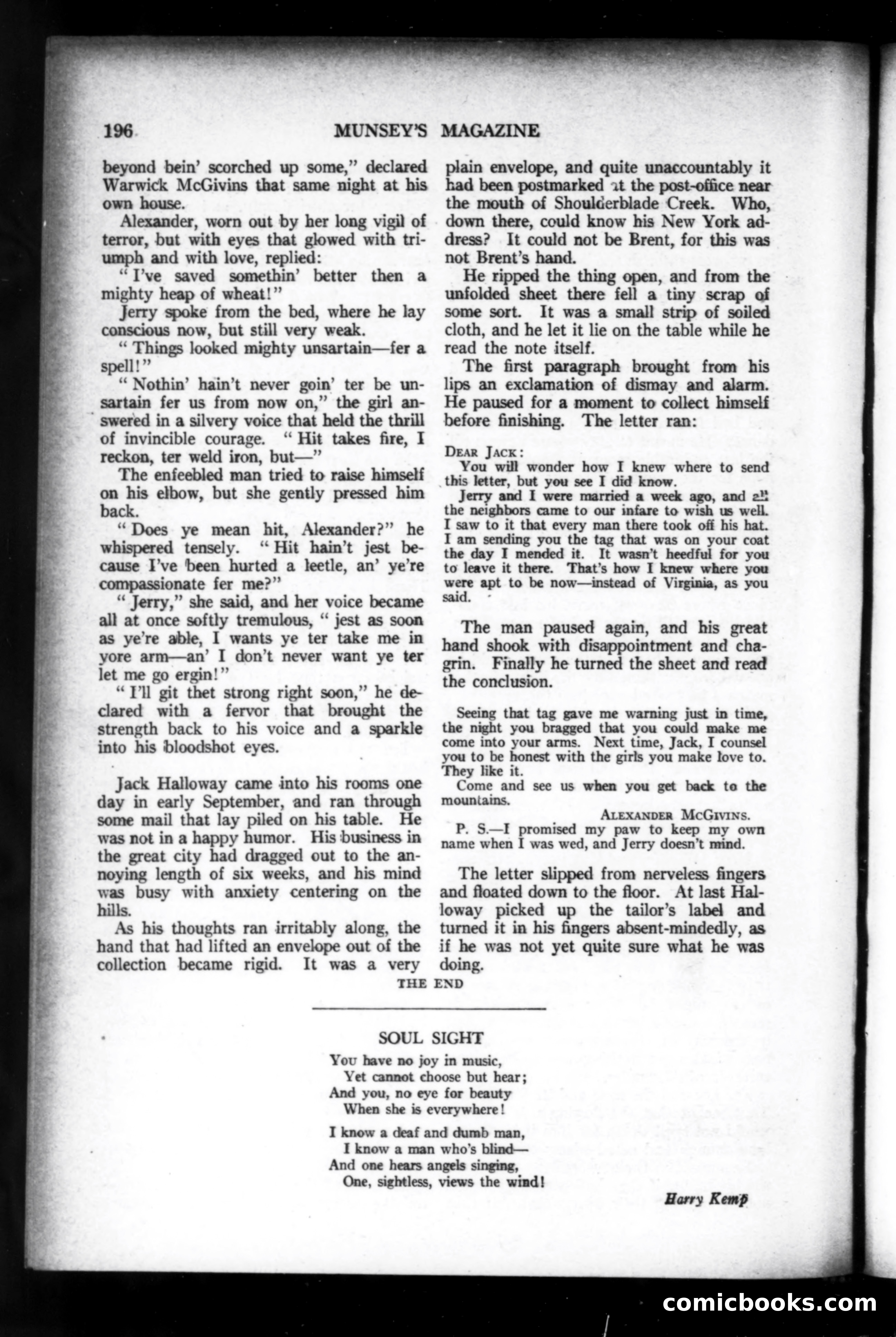 Munsey's Magazine, February 1919 — page 196 of 196