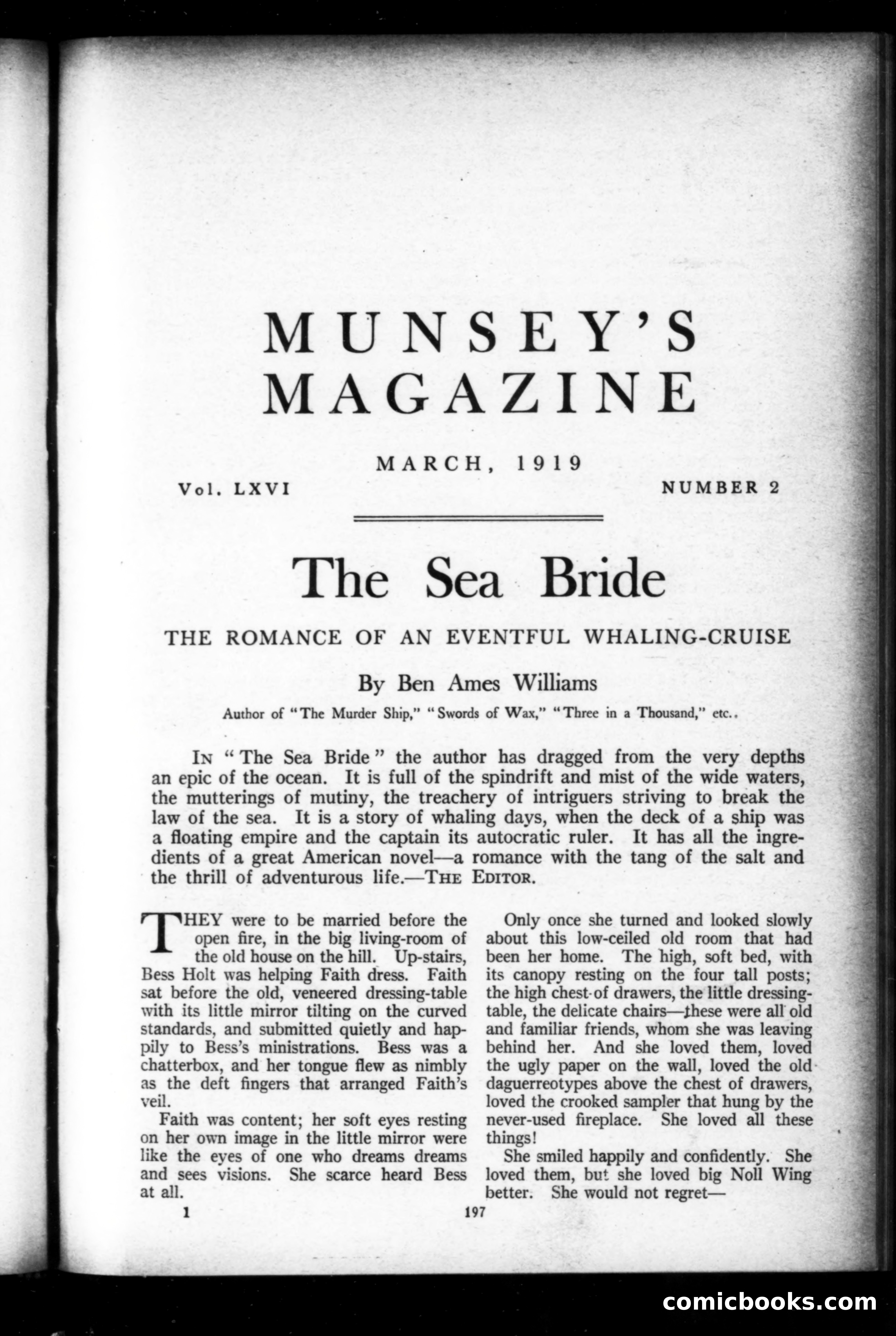 Munsey's Magazine, March 1919 — page 1 of 196