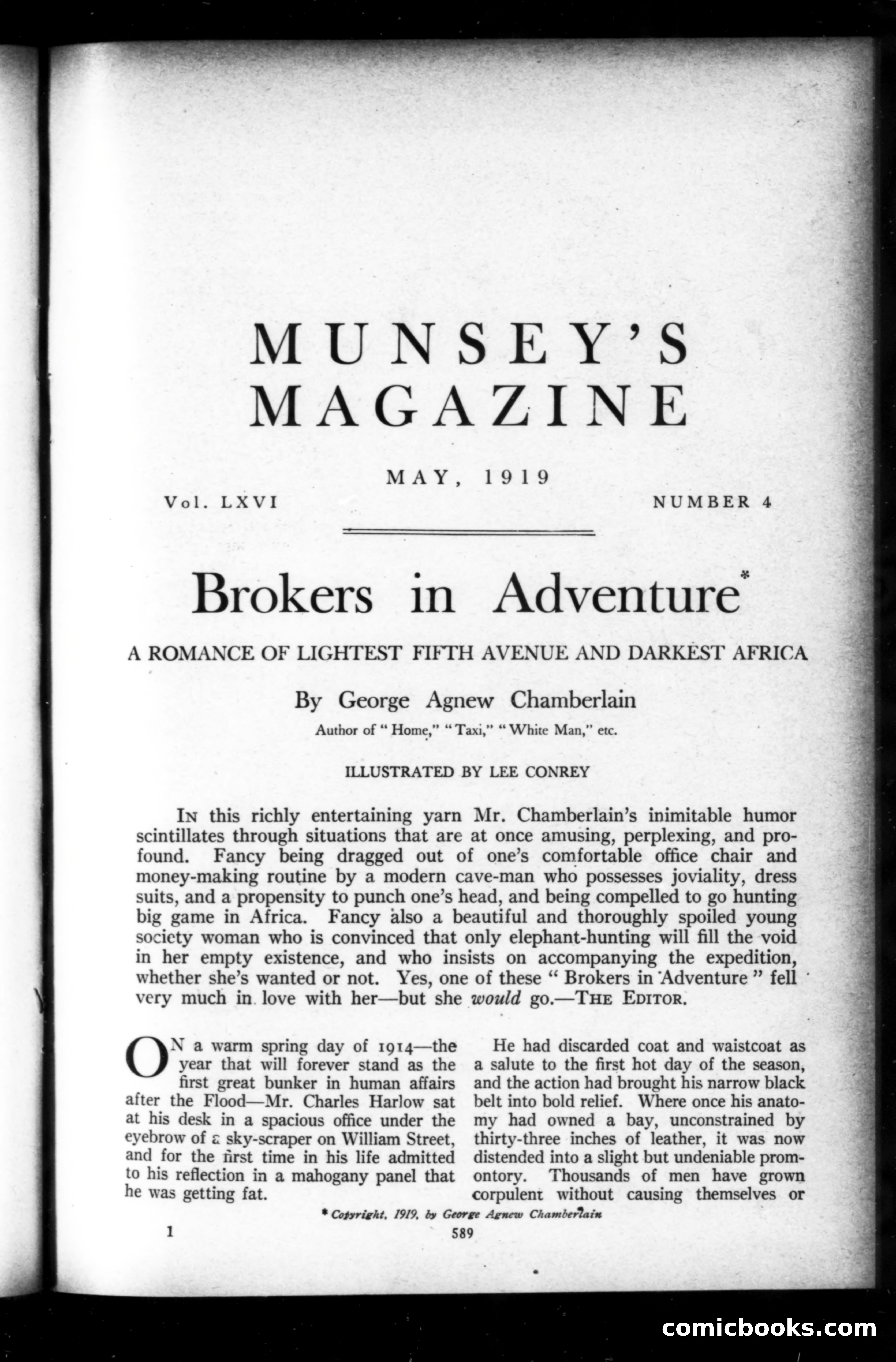 Munsey's Magazine, May 1919 — page 1 of 193
