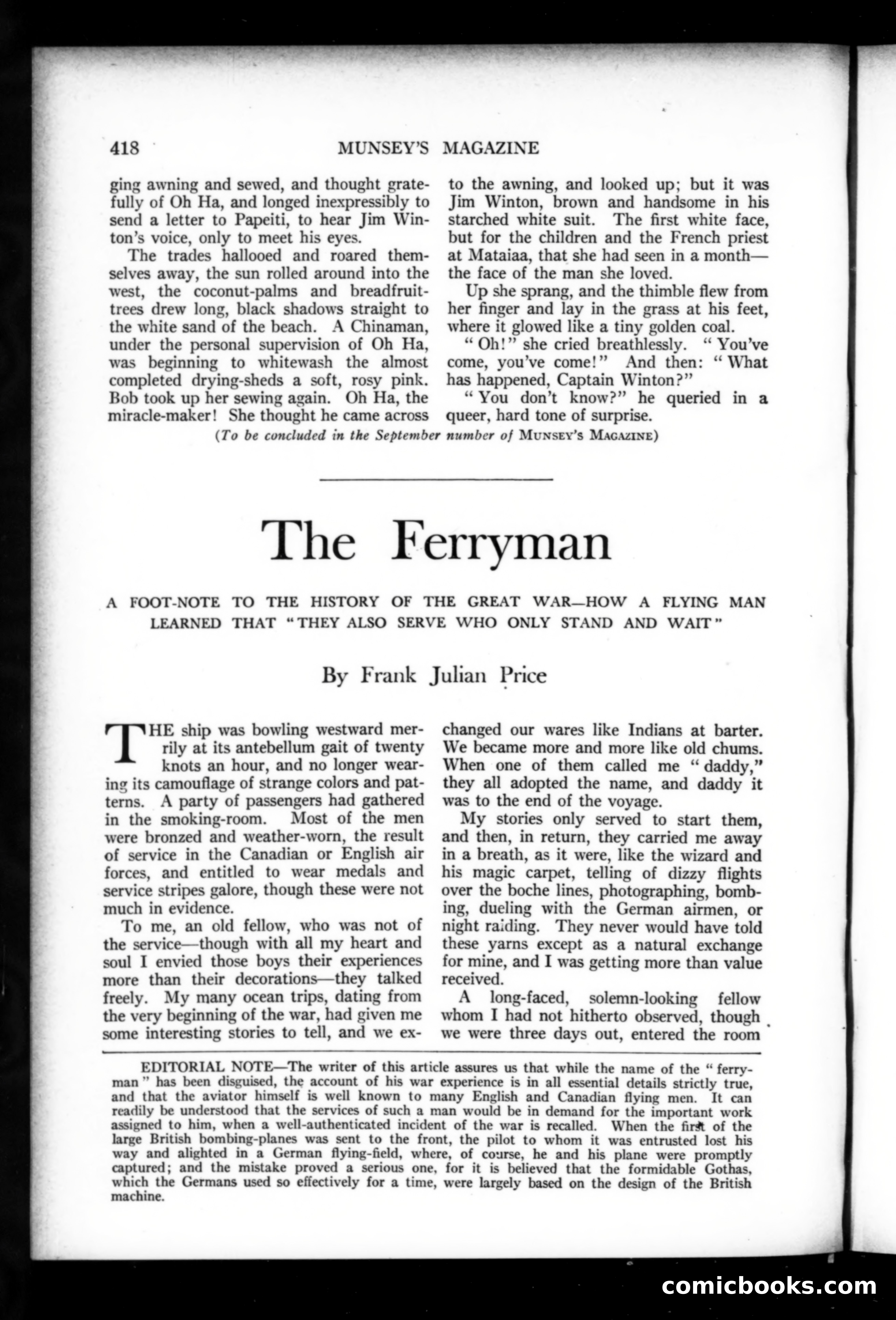Munsey's Magazine, August 1919 — page 34 of 192
