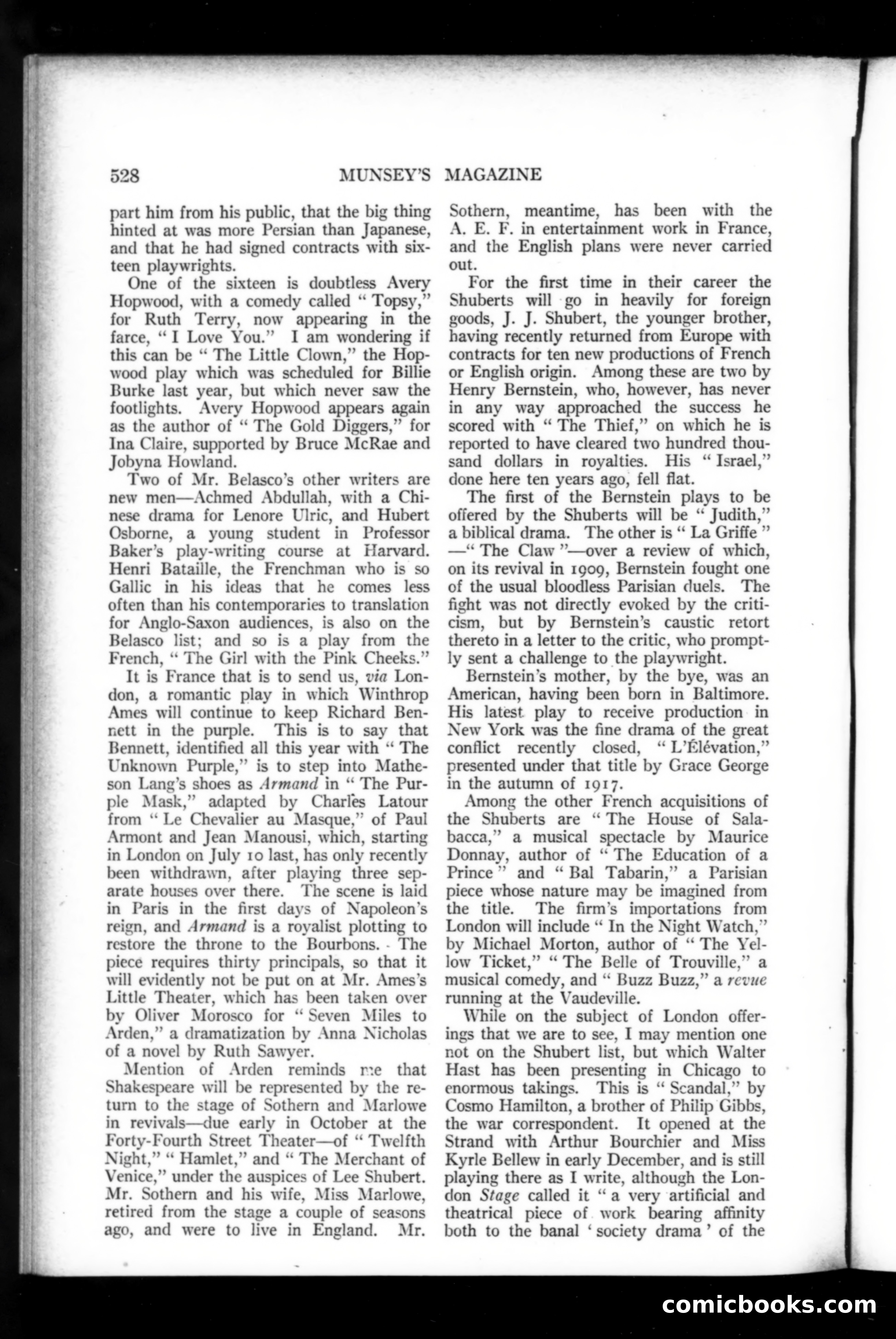 Munsey's Magazine, August 1919 — page 144 of 192