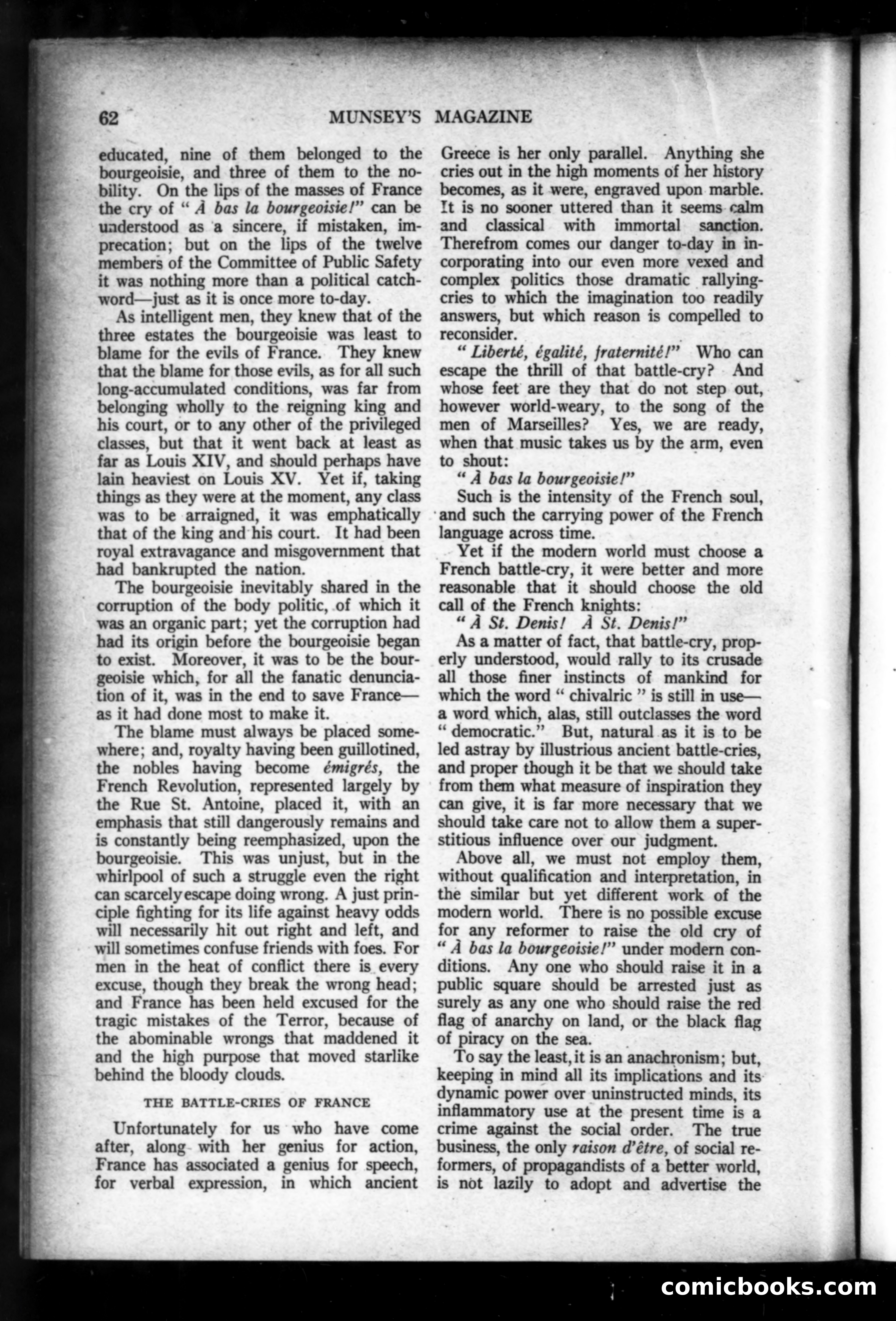 Munsey's Magazine, October 1919 — page 62 of 192