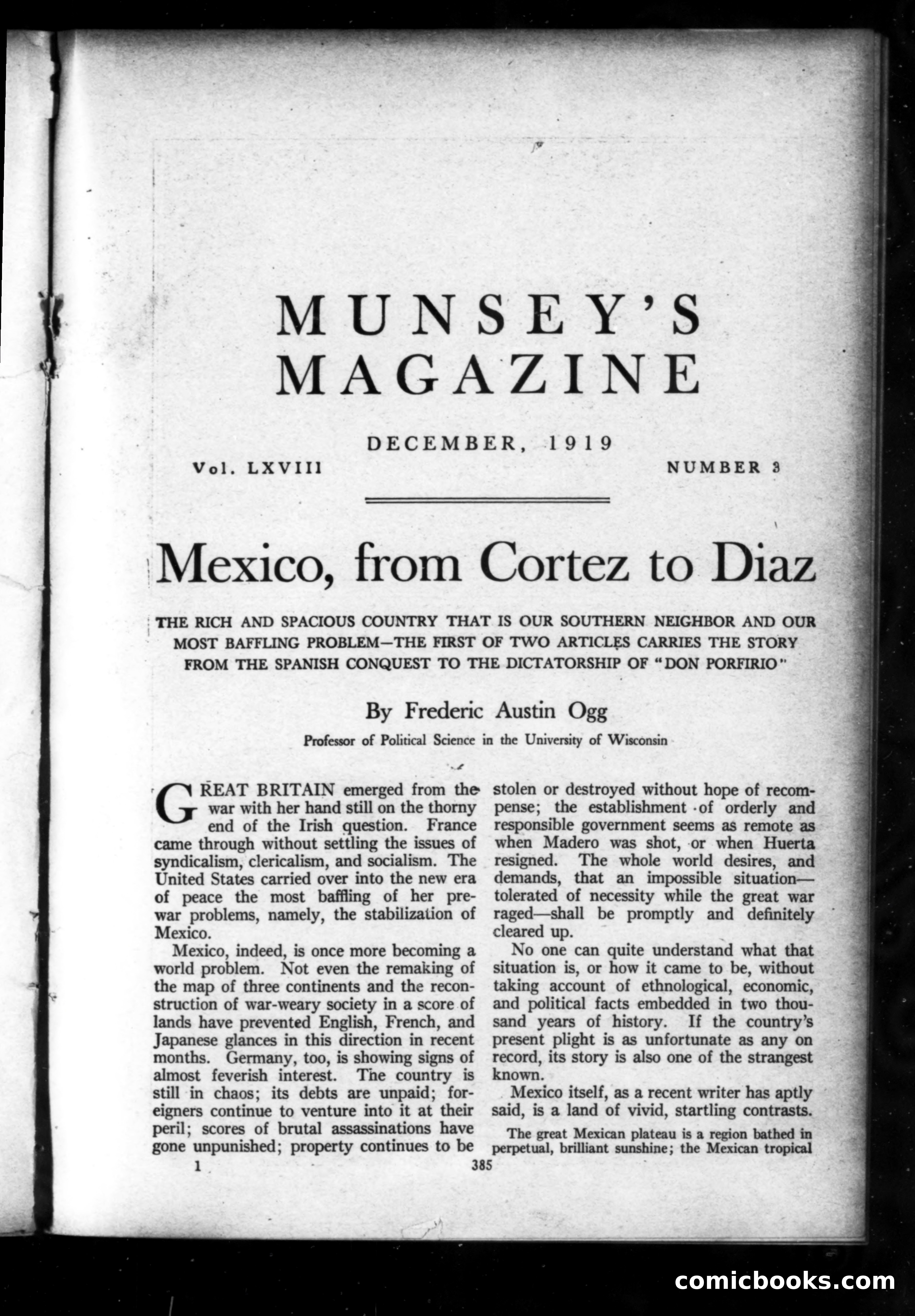 Munsey's Magazine, December 1919 — page 1 of 192