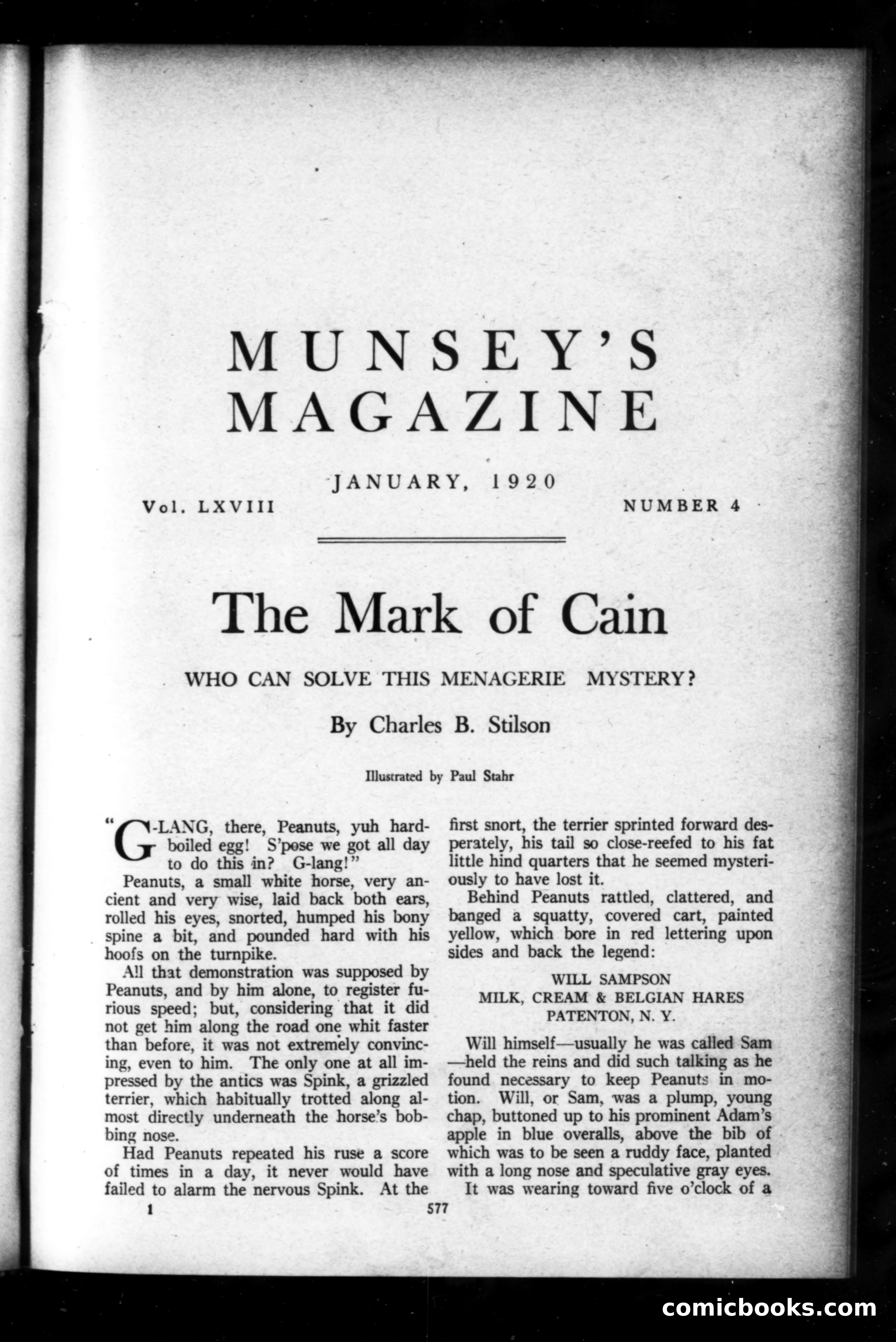Munsey's Magazine, January 1920 — page 1 of 193