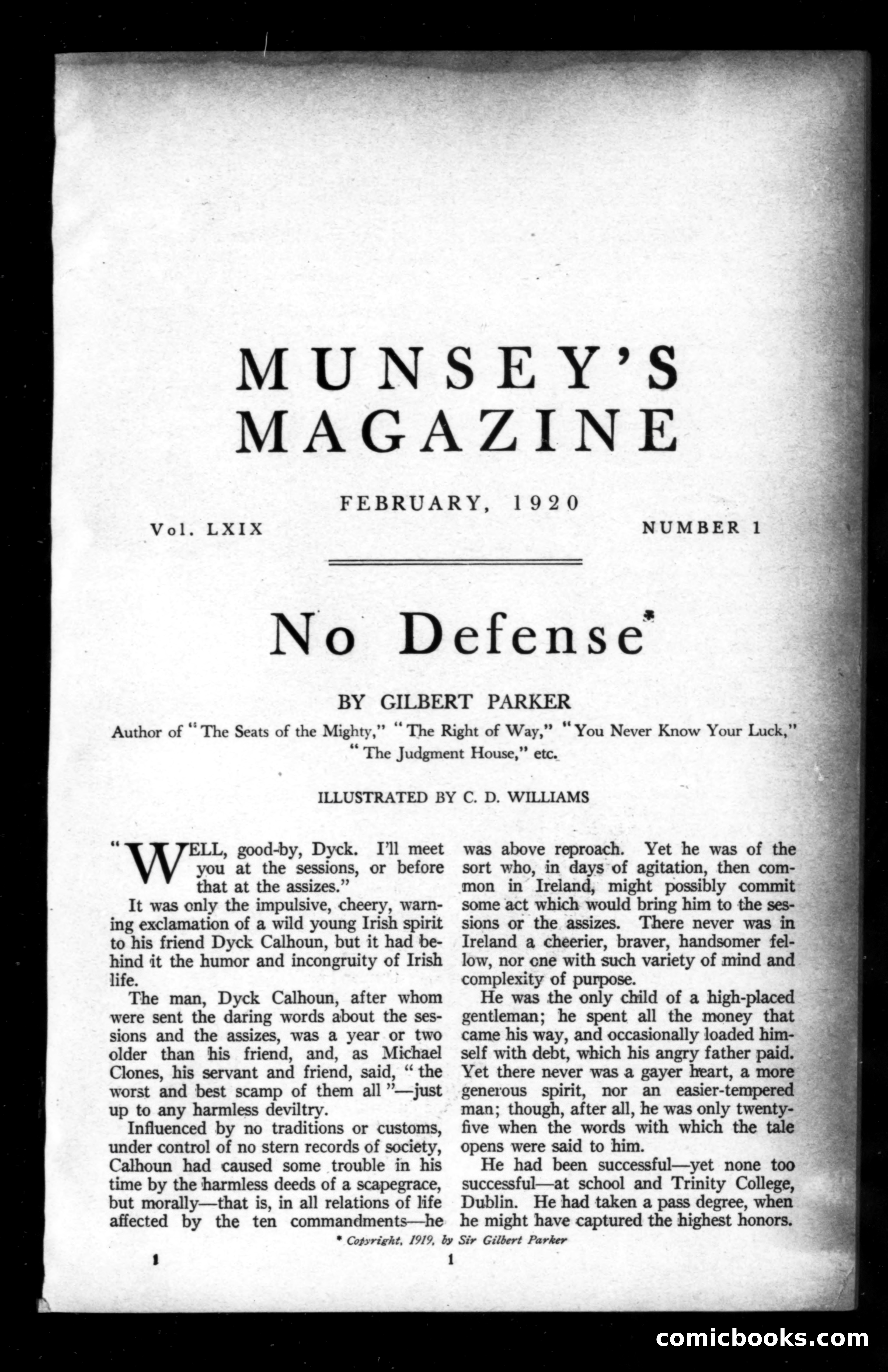 Munsey's Magazine, February 1920 — page 1 of 192