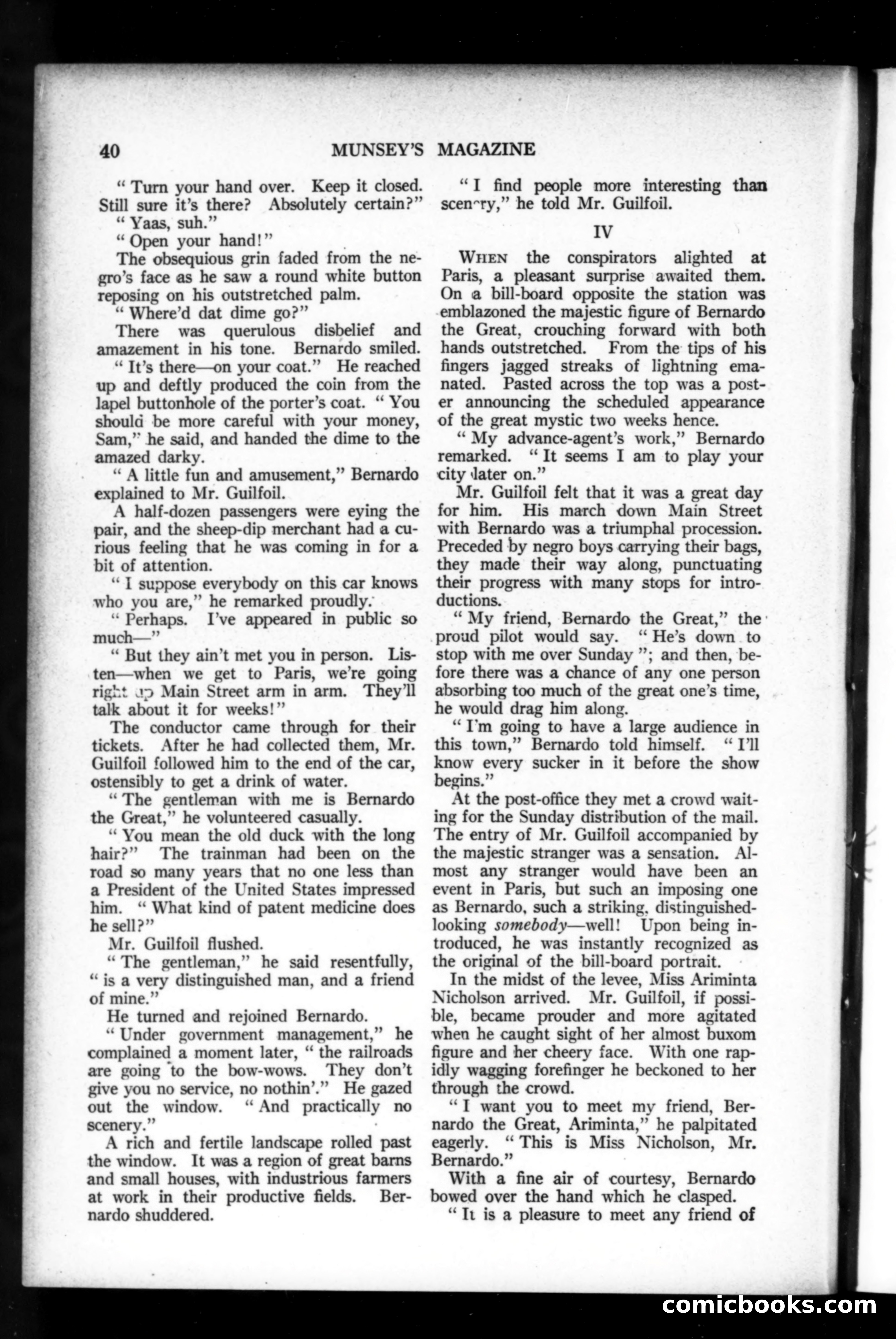 Munsey's Magazine, February 1920 — page 40 of 192