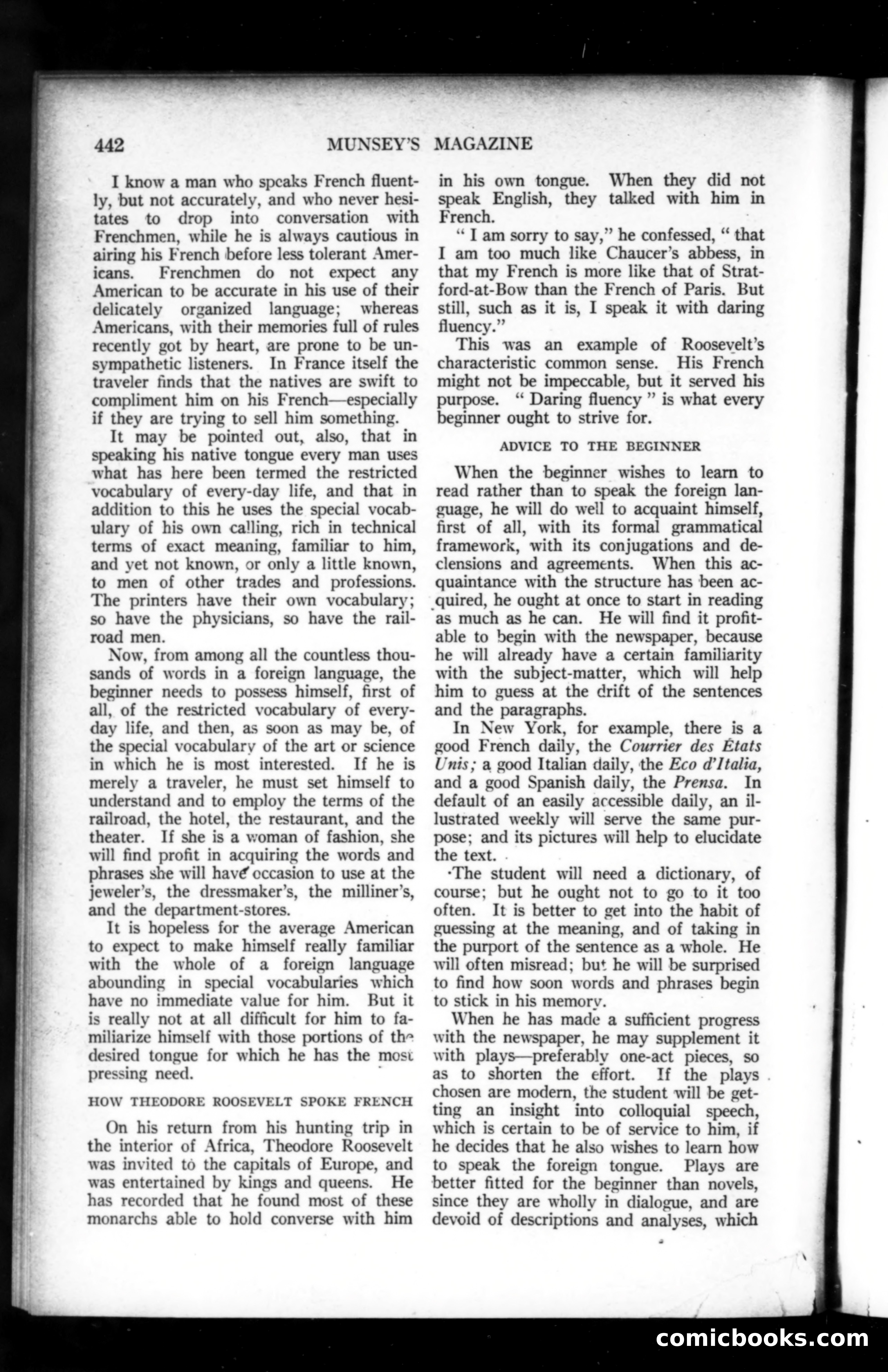 Munsey's Magazine, August 1920 — page 58 of 192