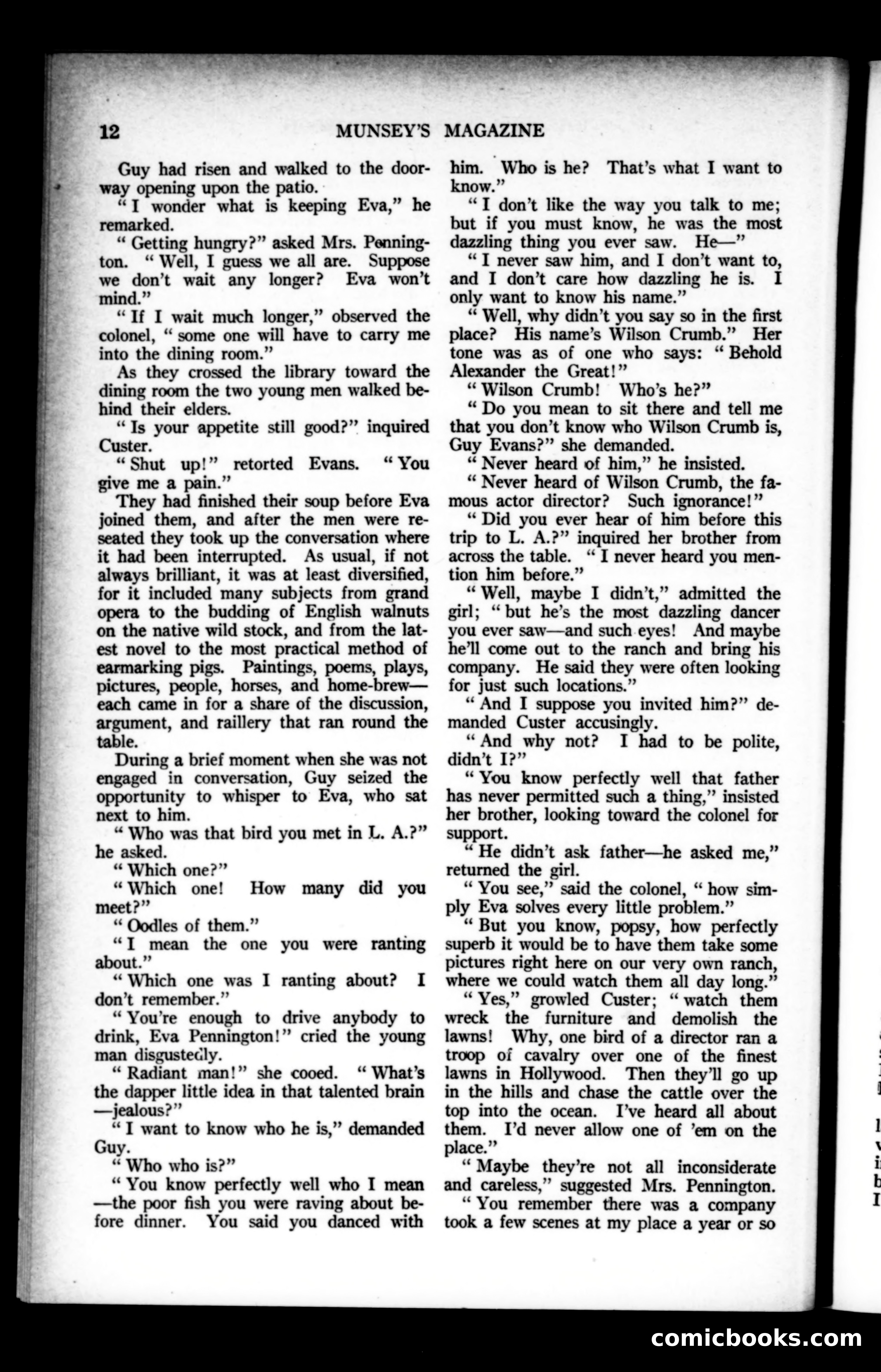 Munsey's Magazine, June 1922 — page 12 of 192