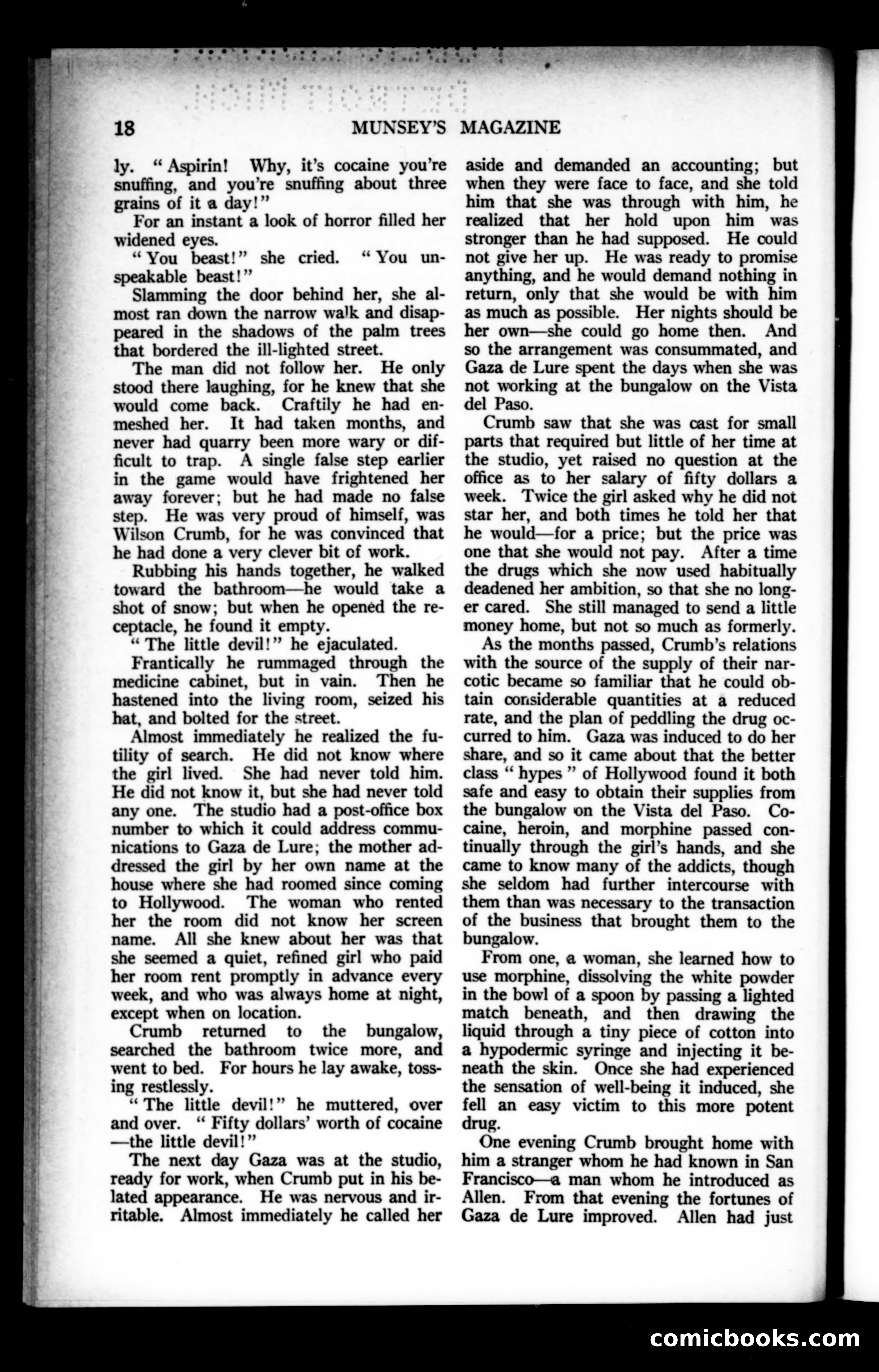 Munsey's Magazine, June 1922 — page 18 of 192