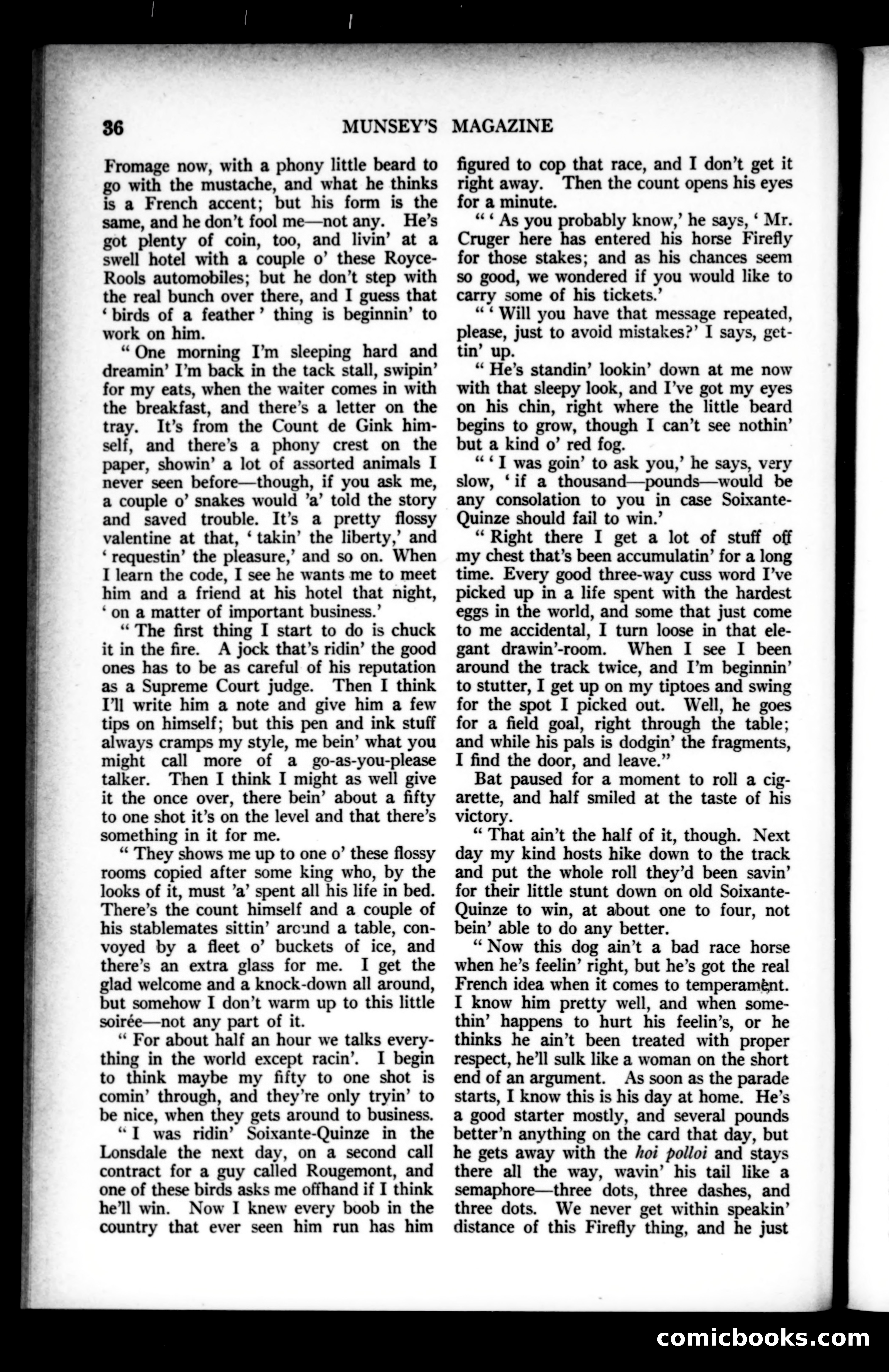 Munsey's Magazine, June 1922 — page 36 of 192