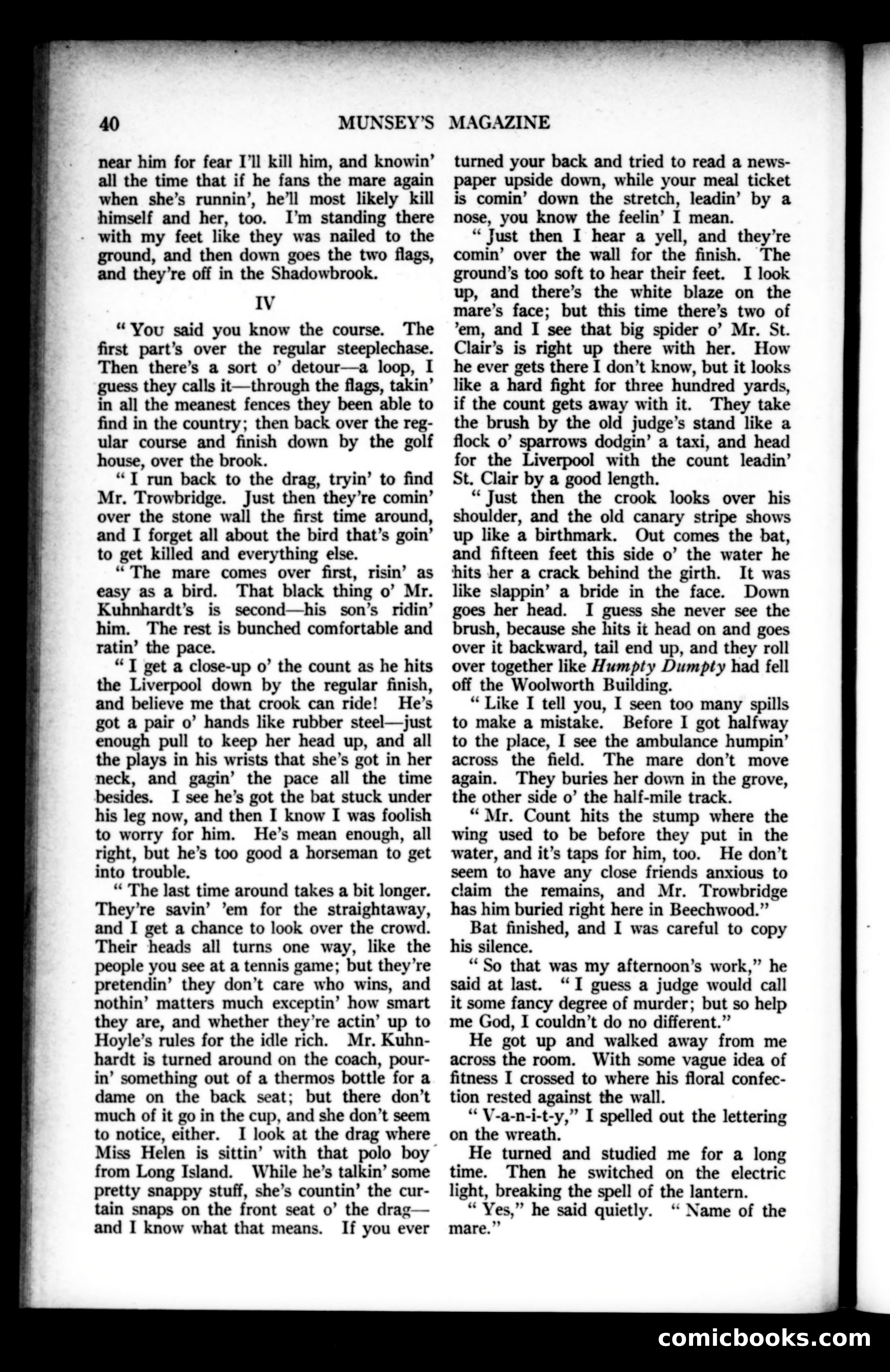 Munsey's Magazine, June 1922 — page 40 of 192