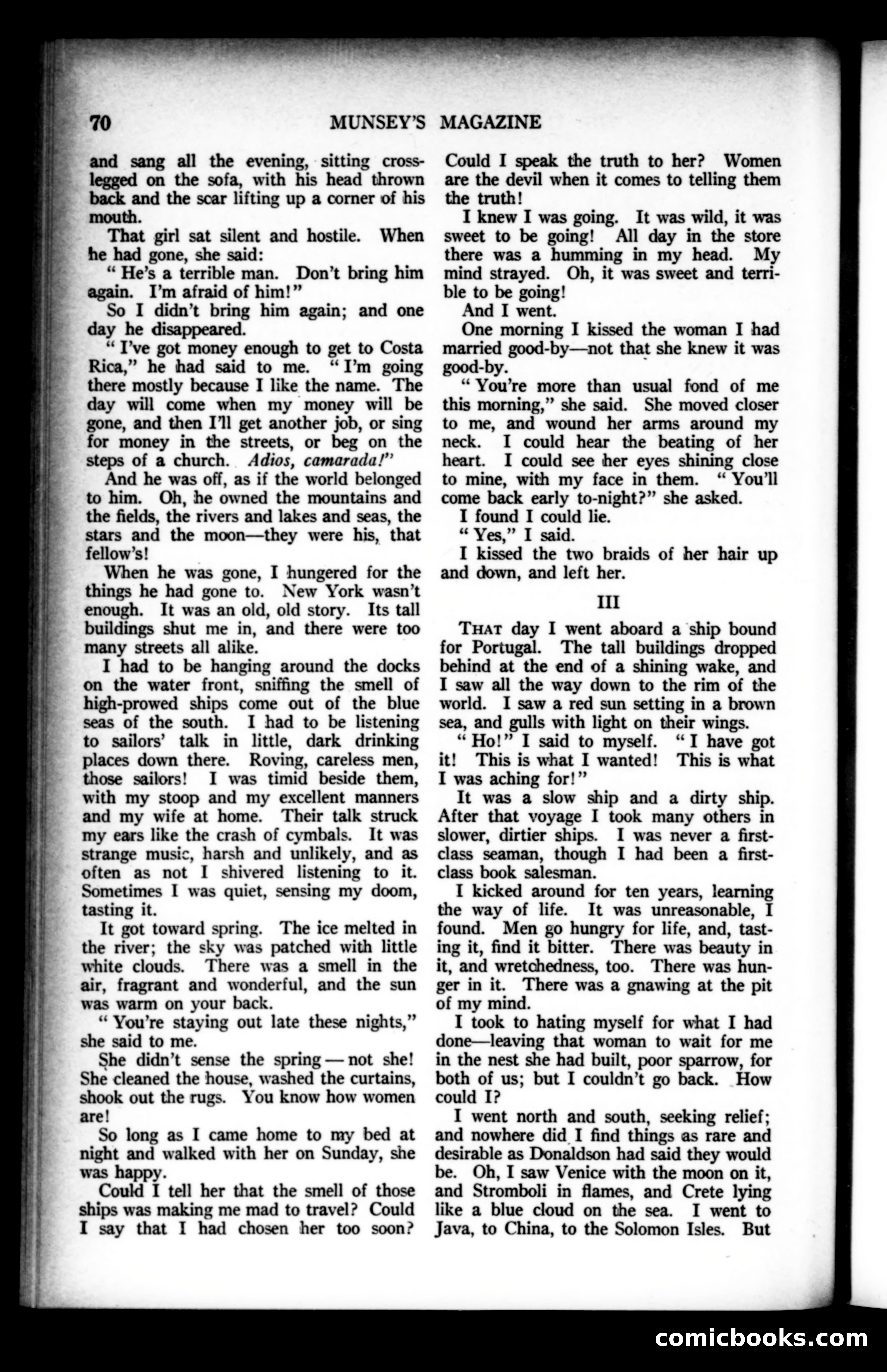 Munsey's Magazine, June 1922 — page 70 of 192