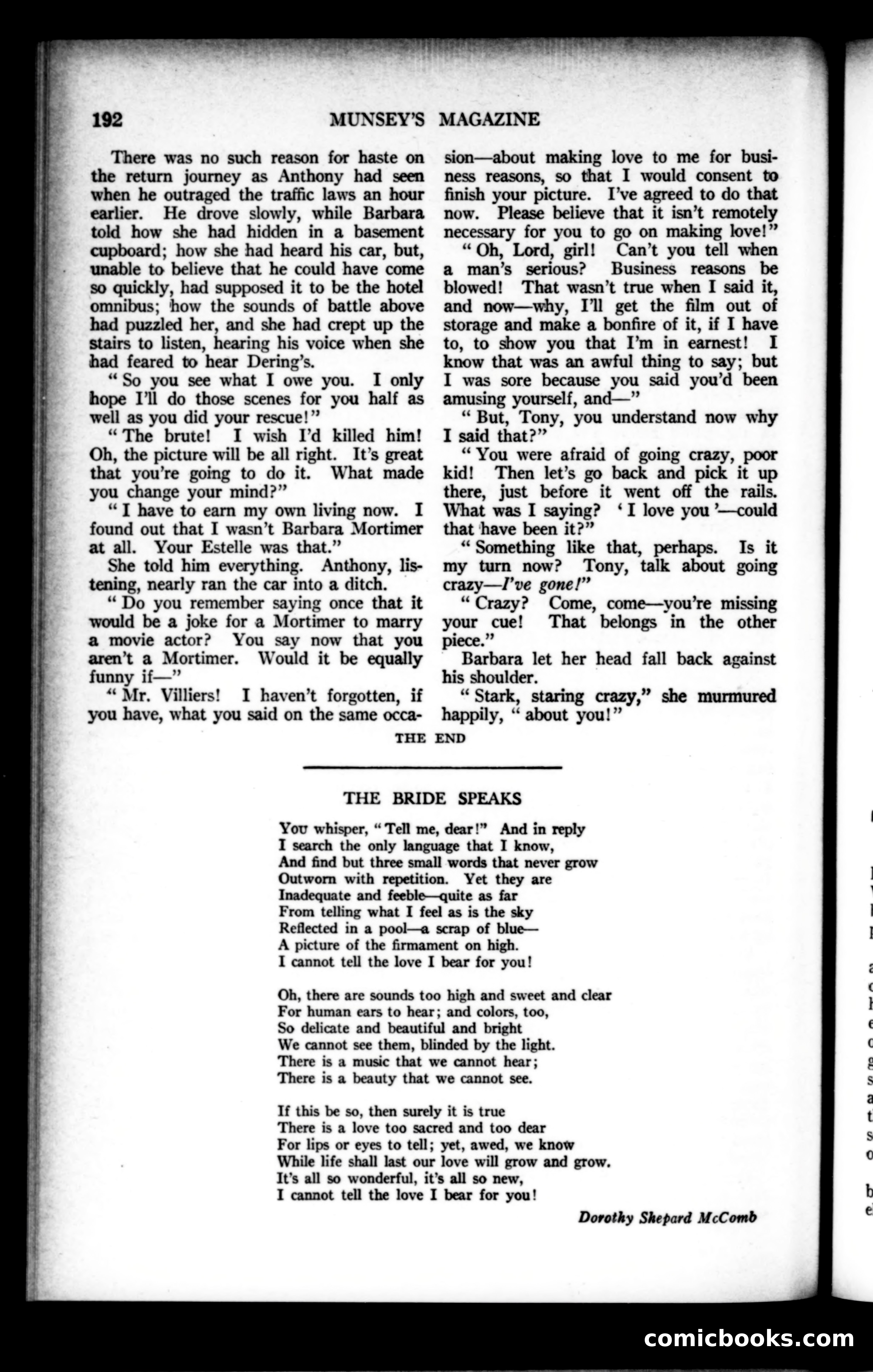 Munsey's Magazine, June 1922 — page 192 of 192