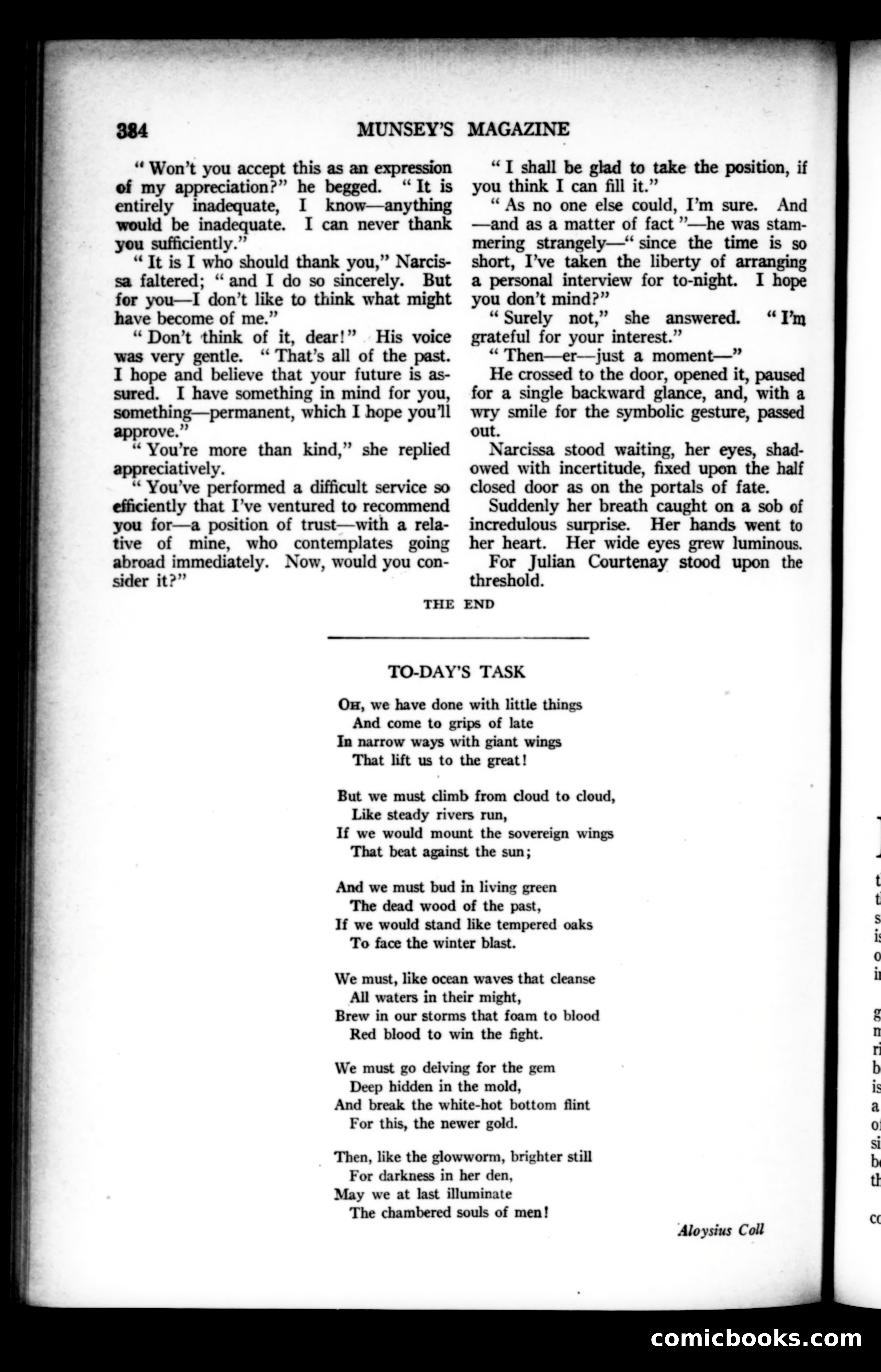 Munsey's Magazine, July 1922 — page 192 of 192