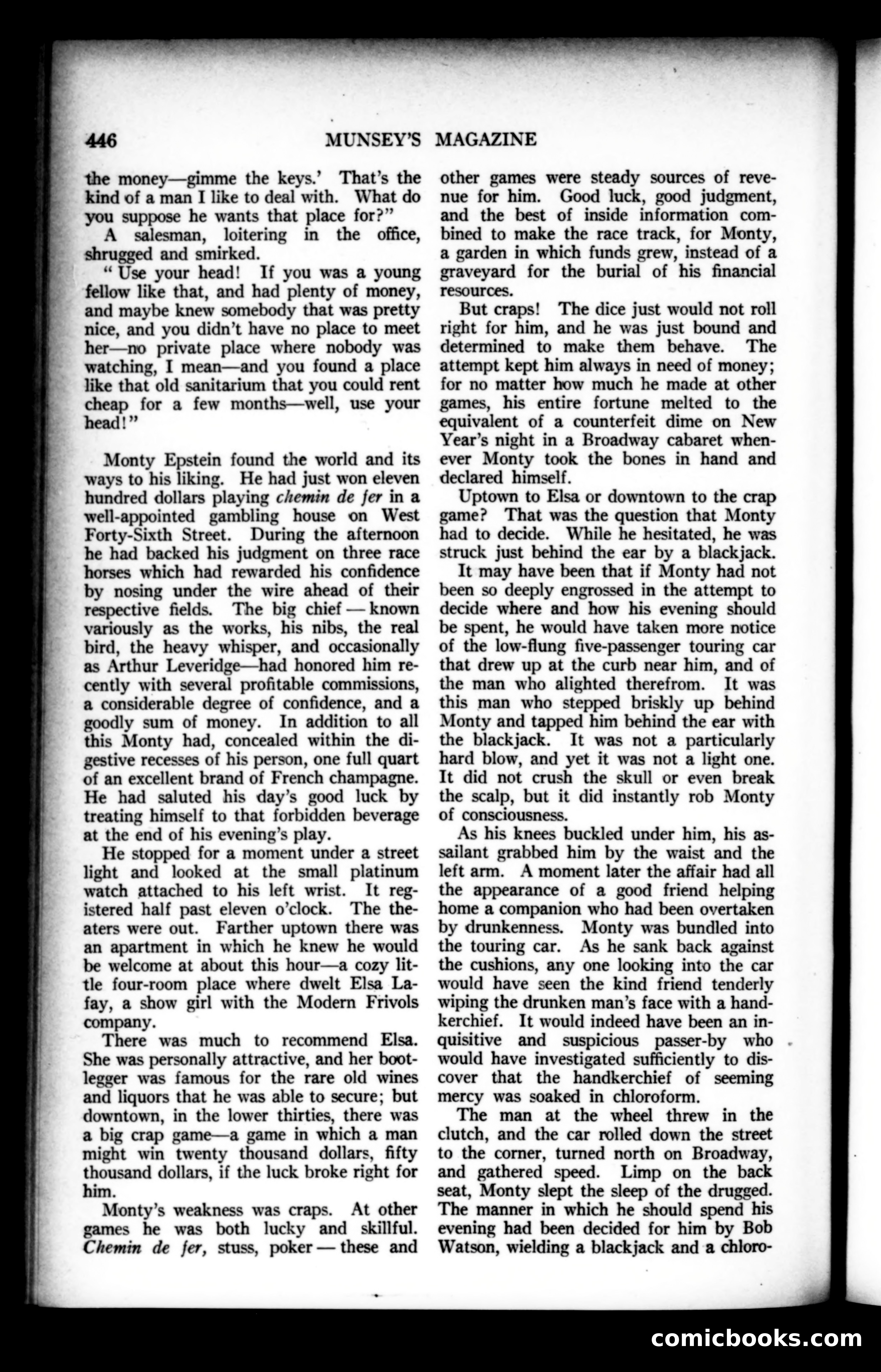 Munsey's Magazine, August 1922 — page 62 of 192