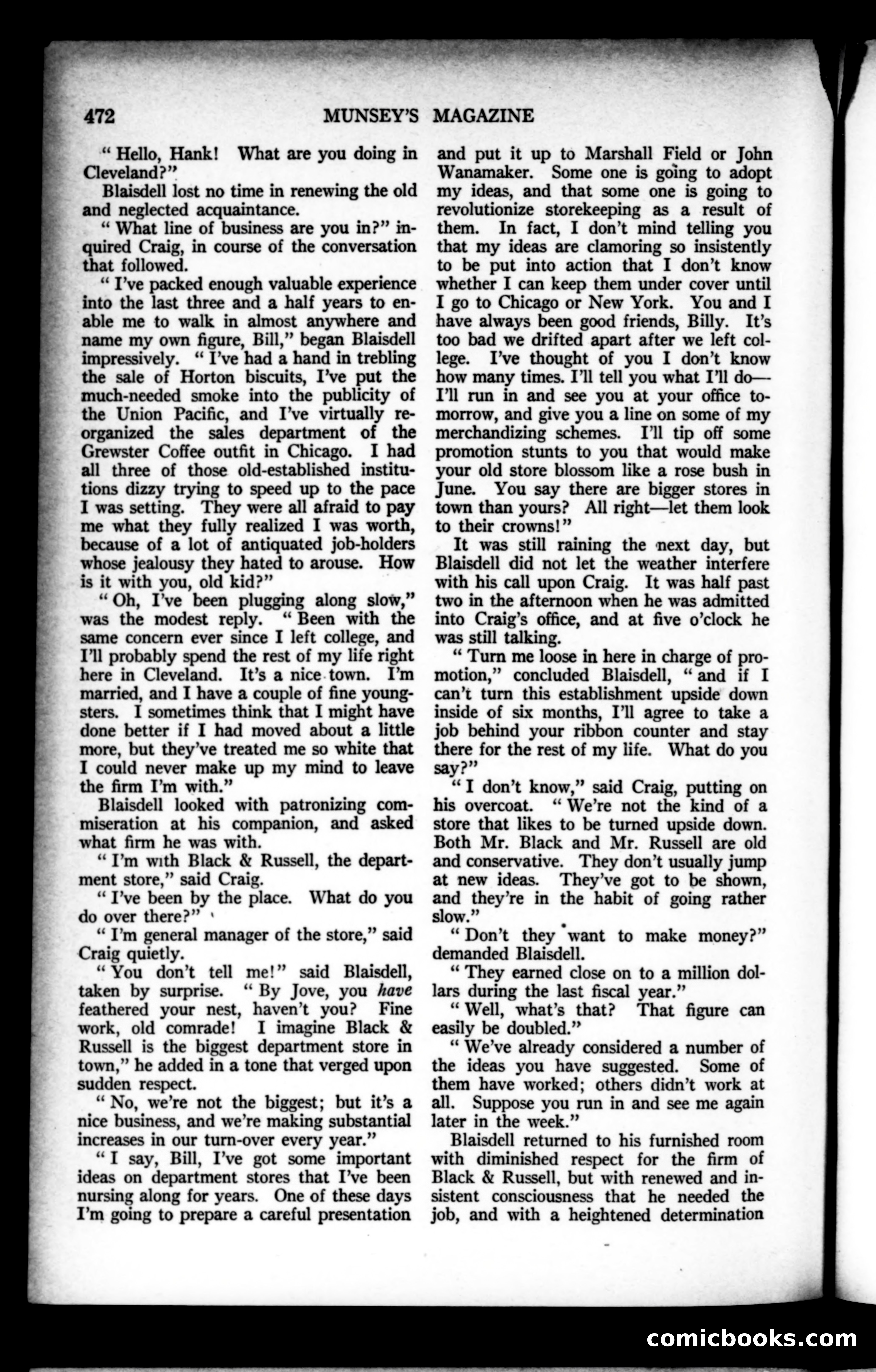 Munsey's Magazine, August 1922 — page 88 of 192