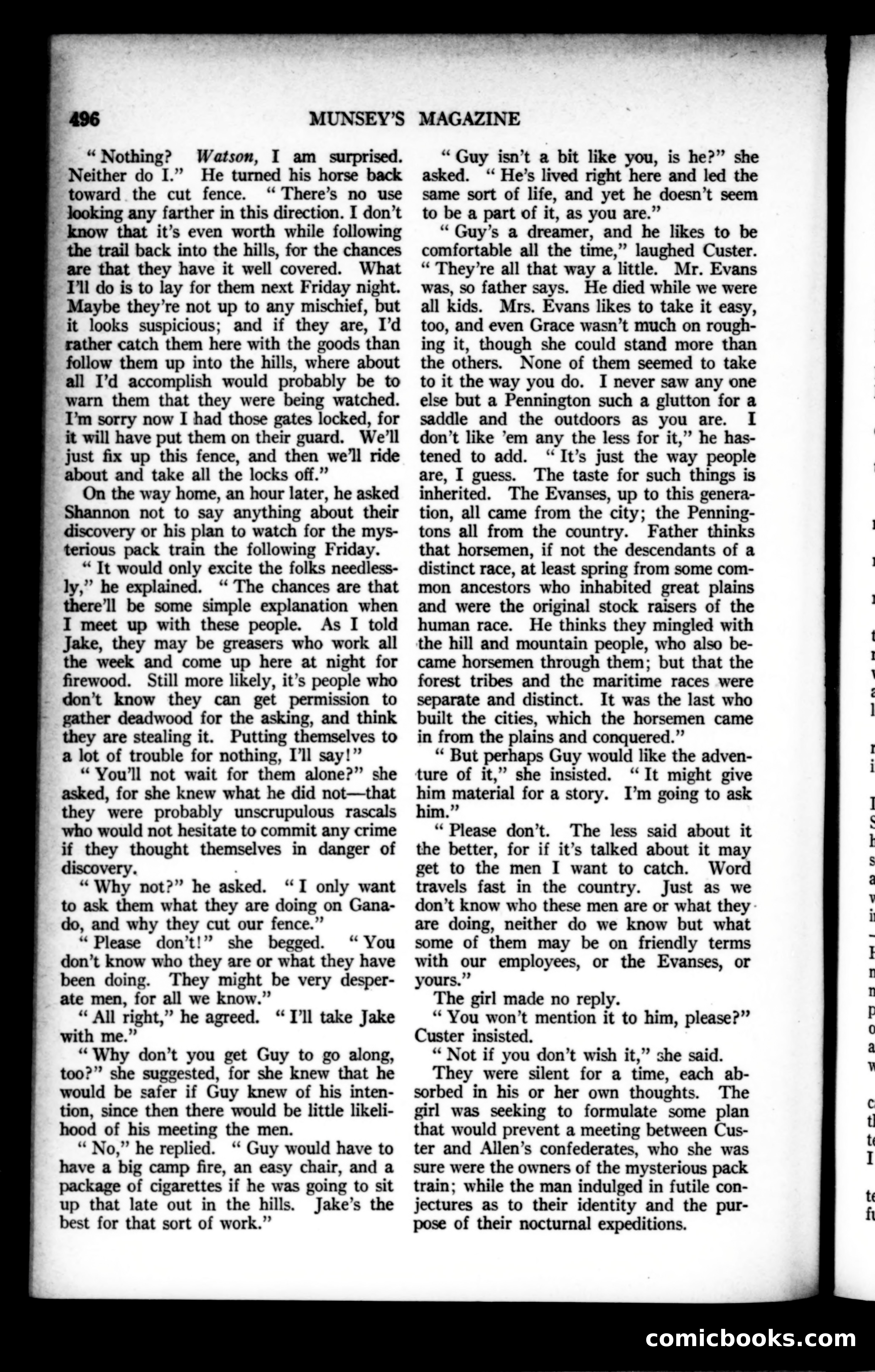 Munsey's Magazine, August 1922 — page 112 of 192