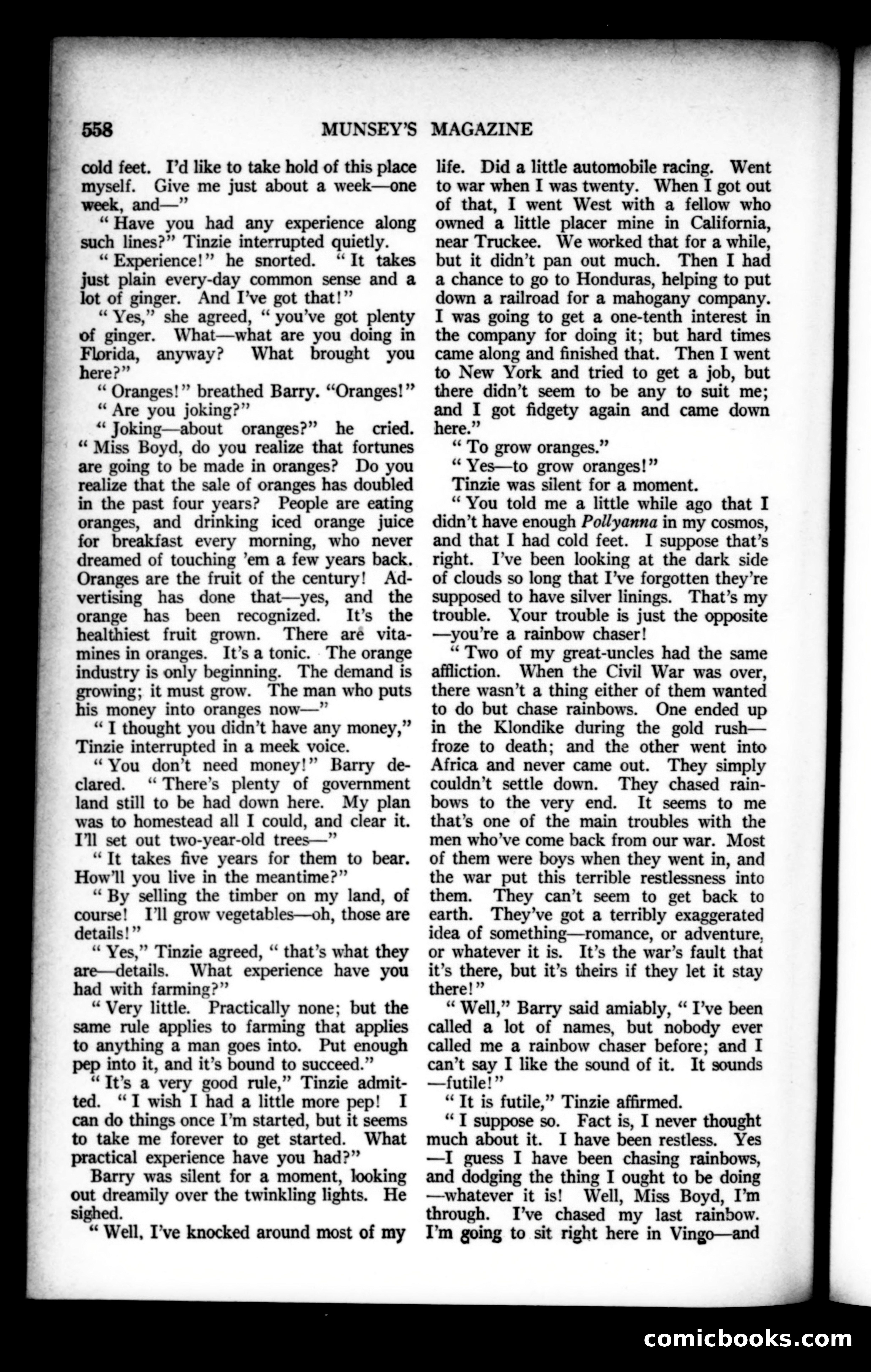 Munsey's Magazine, August 1922 — page 174 of 192