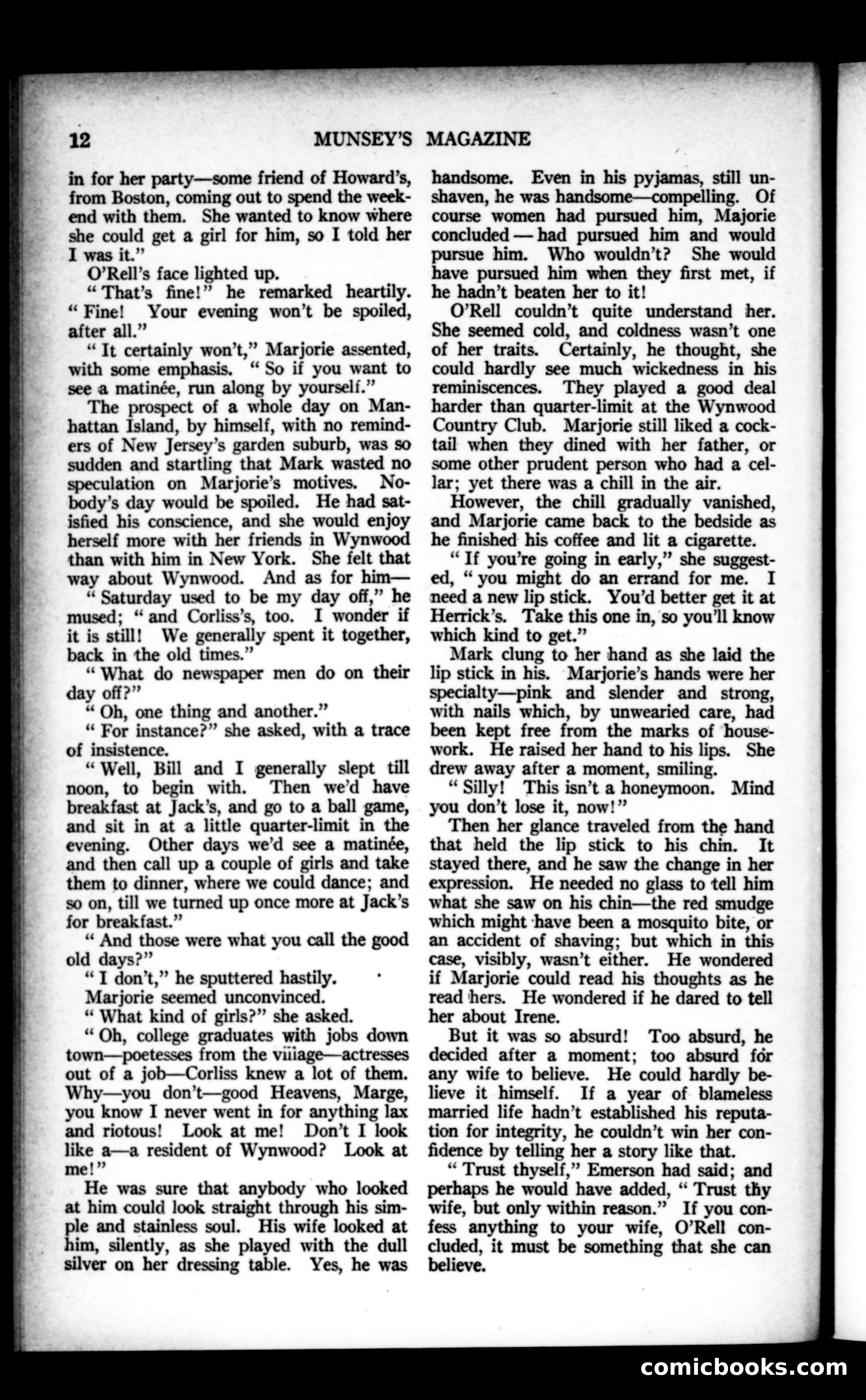 Munsey's Magazine, October 1922 — page 12 of 194