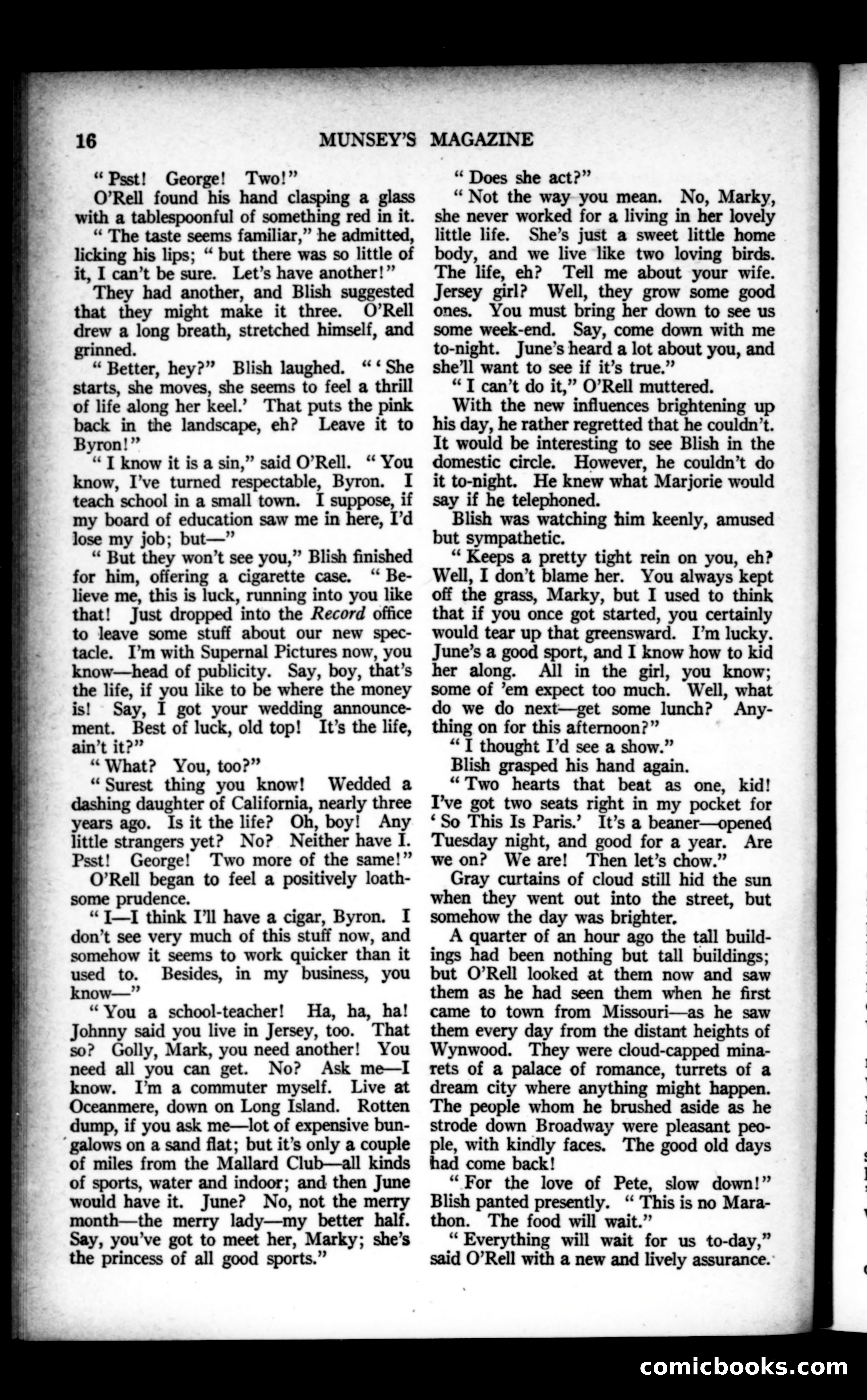 Munsey's Magazine, October 1922 — page 16 of 194