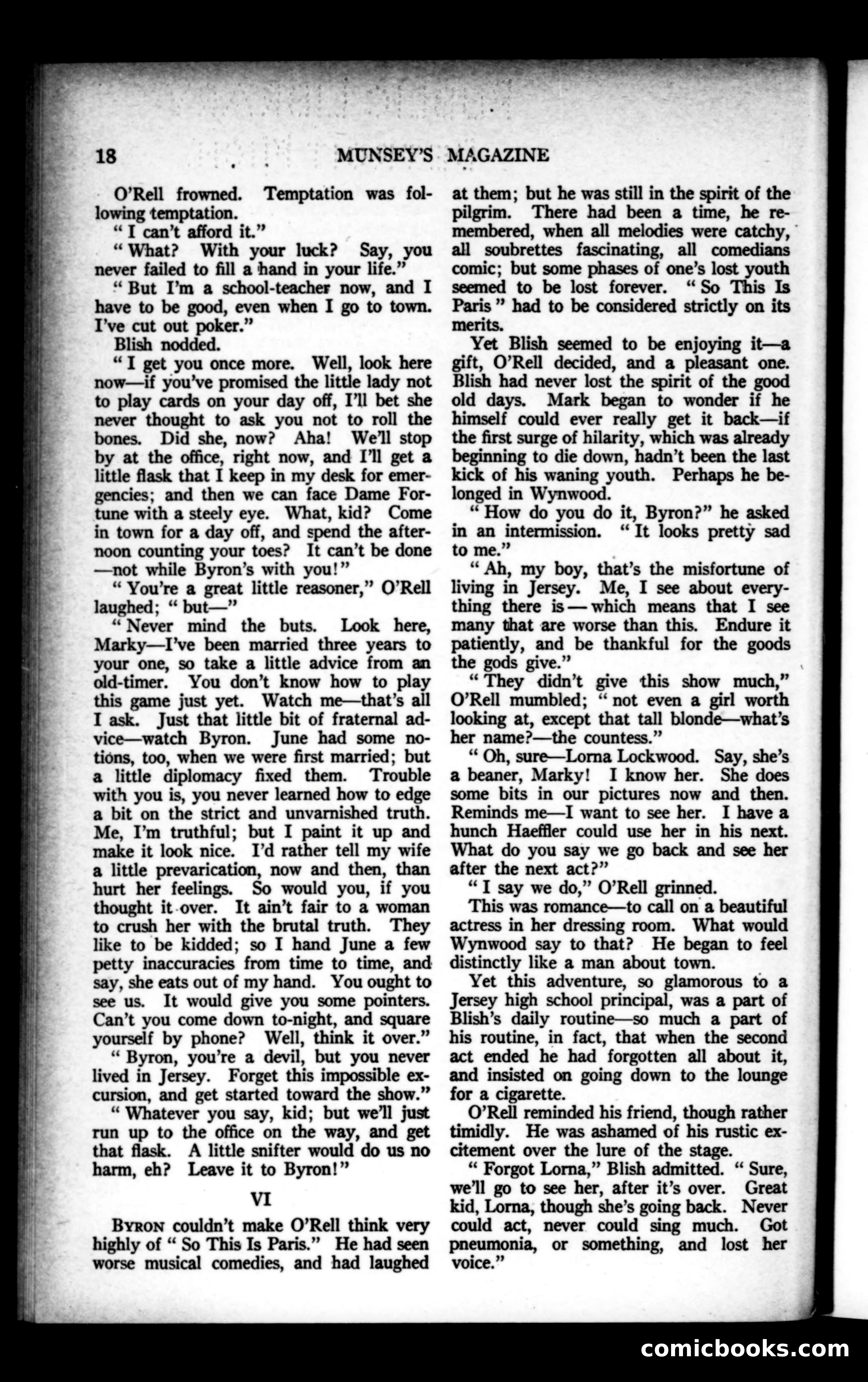 Munsey's Magazine, October 1922 — page 18 of 194