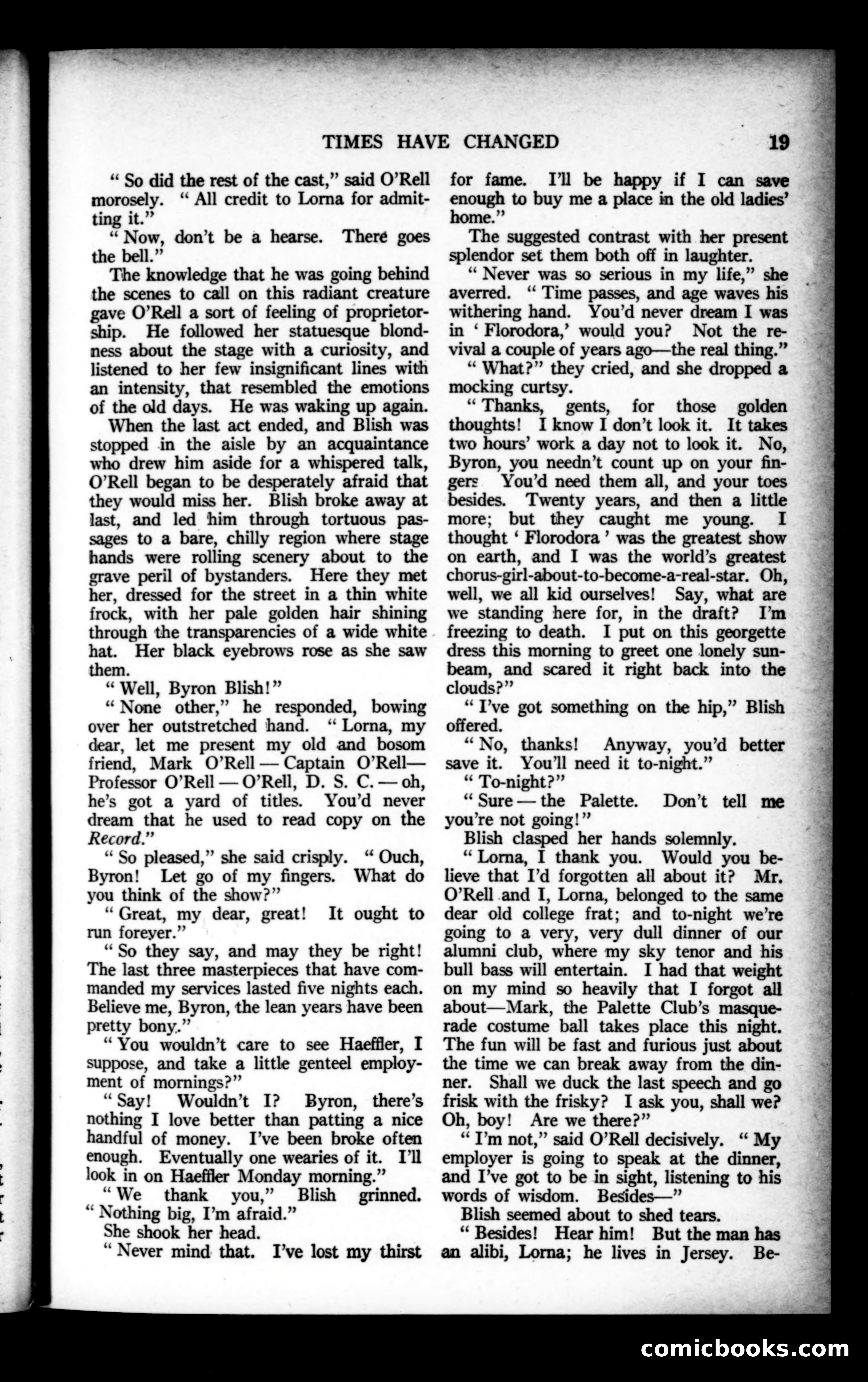 Munsey's Magazine, October 1922 — page 19 of 194