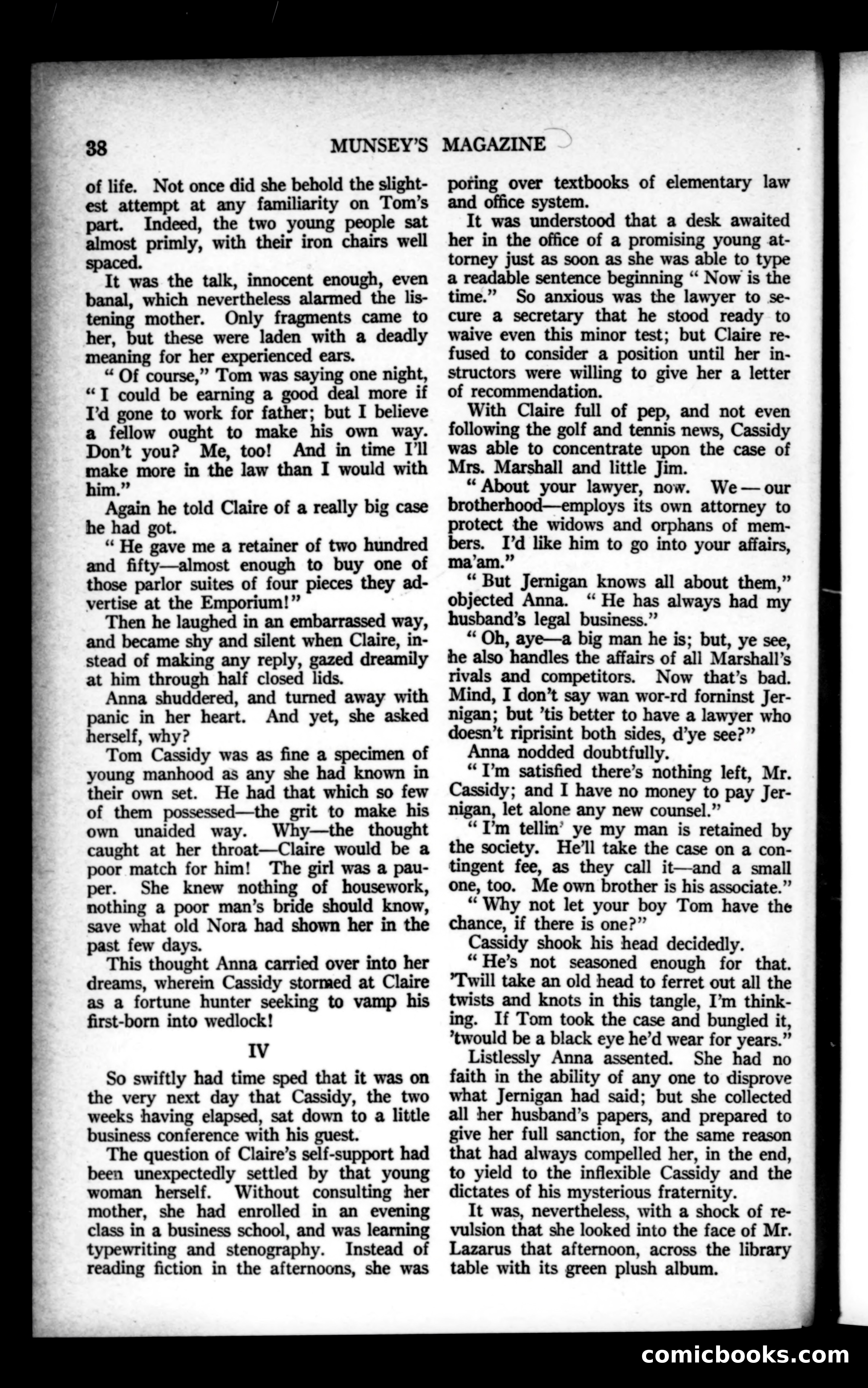 Munsey's Magazine, October 1922 — page 38 of 194