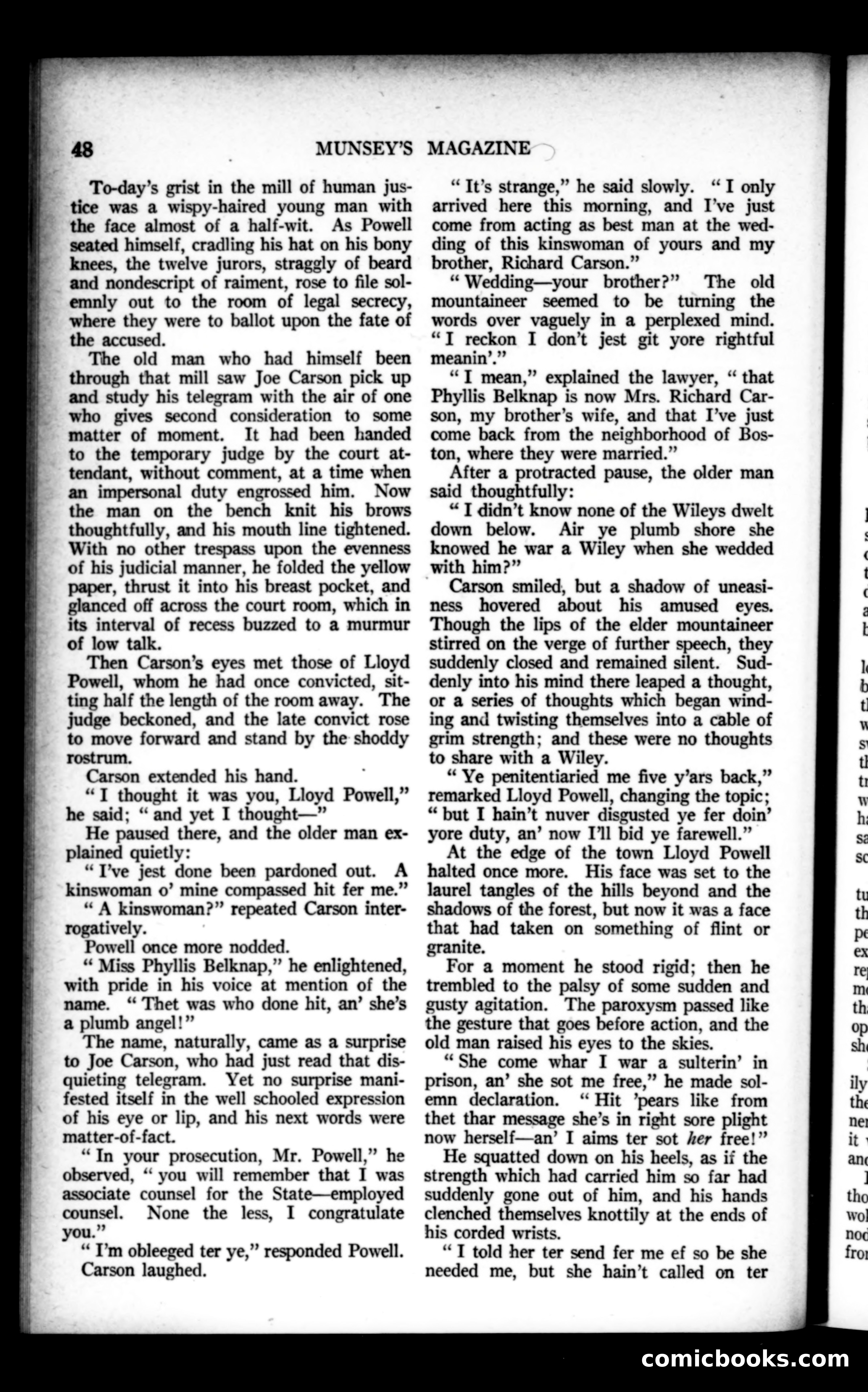 Munsey's Magazine, October 1922 — page 48 of 194
