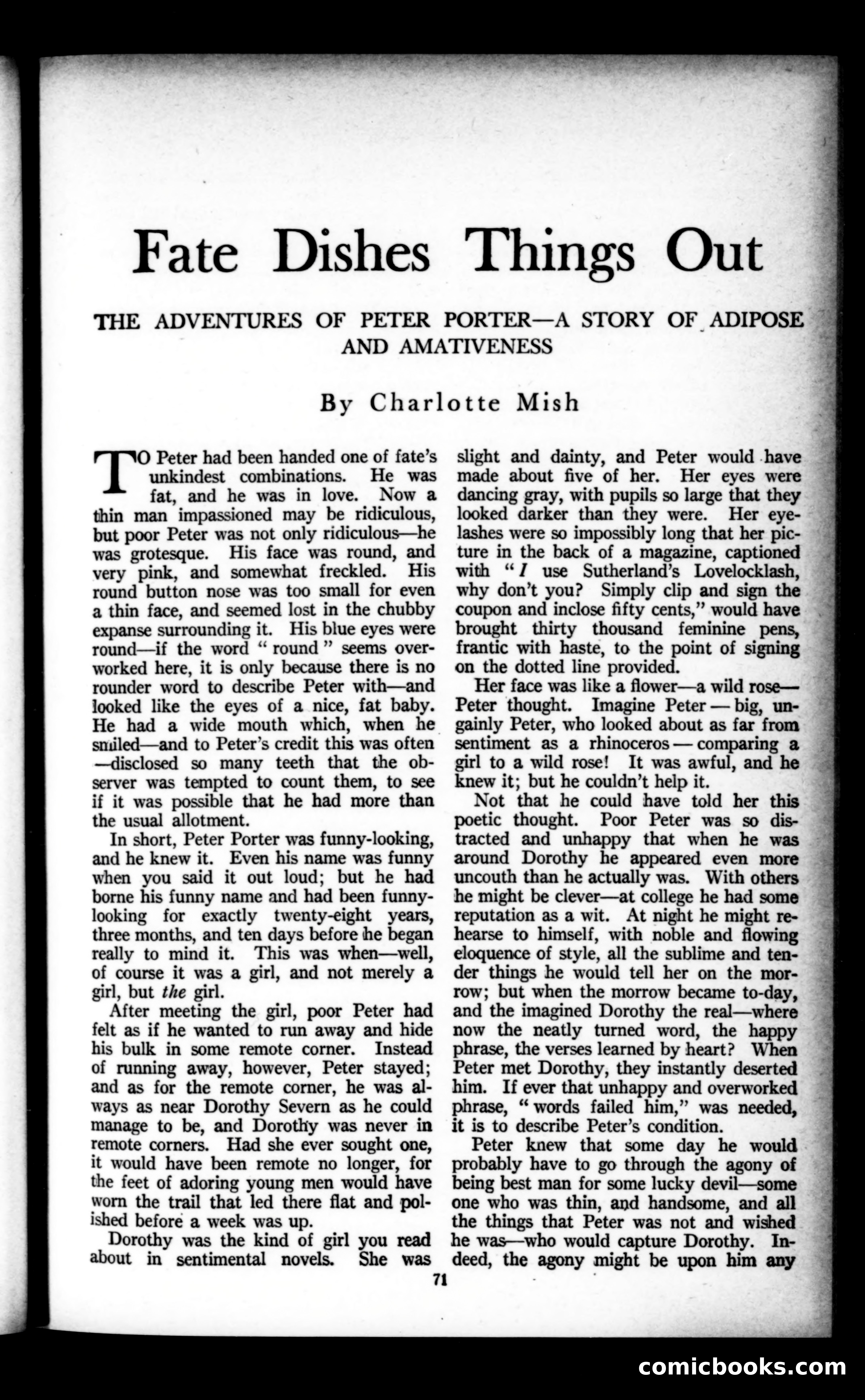 Munsey's Magazine, October 1922 — page 71 of 194