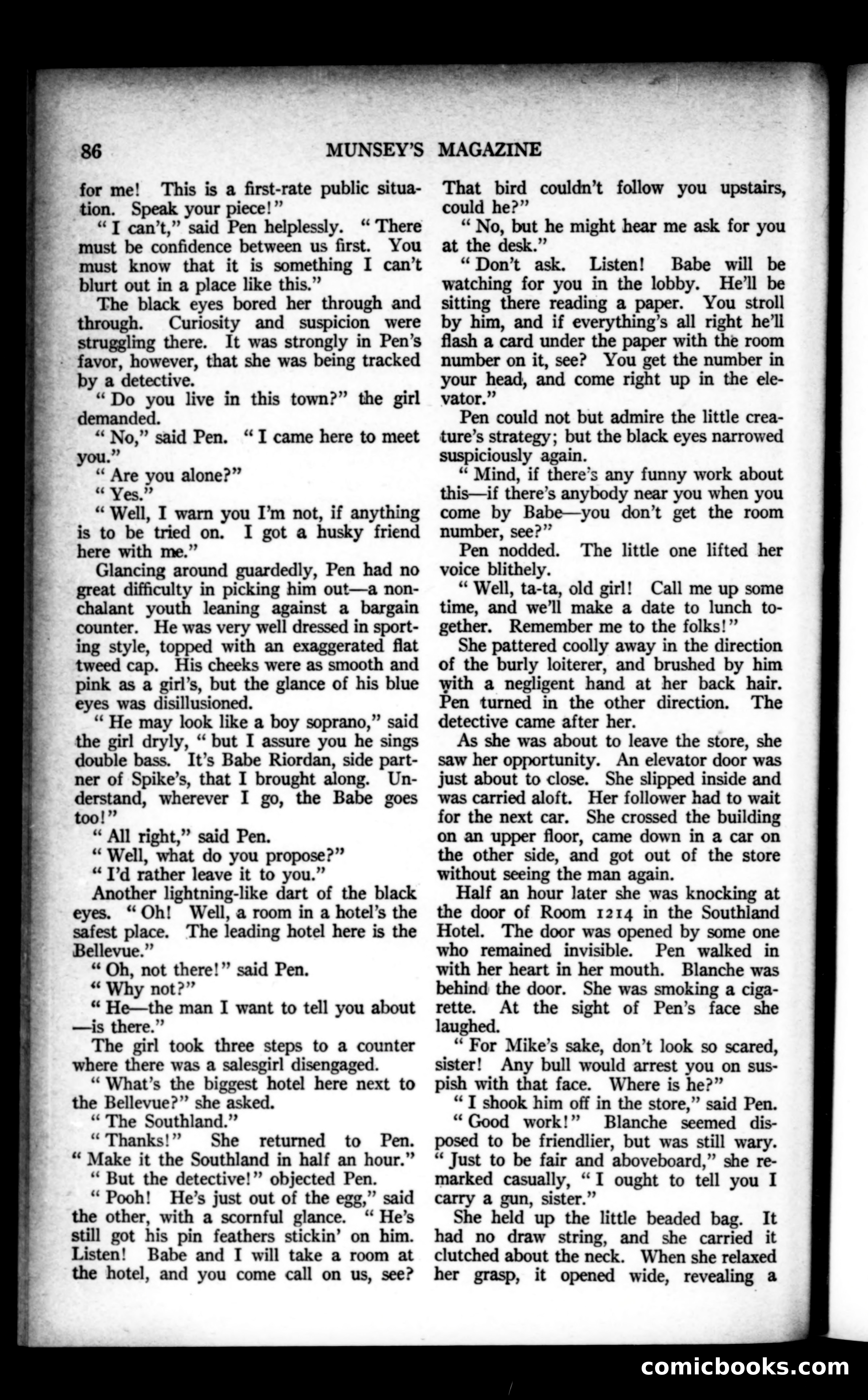 Munsey's Magazine, October 1922 — page 86 of 194