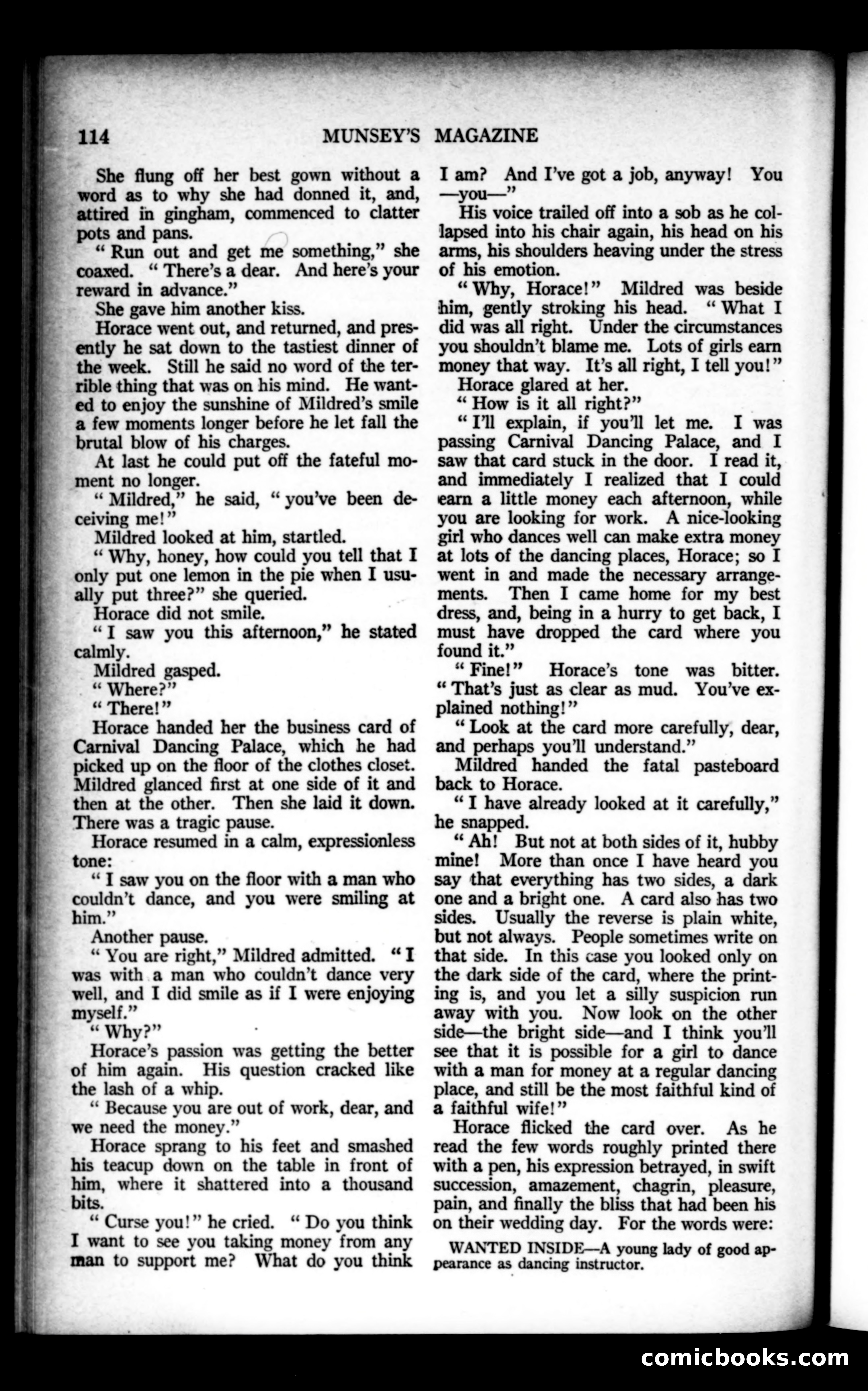 Munsey's Magazine, October 1922 — page 116 of 194