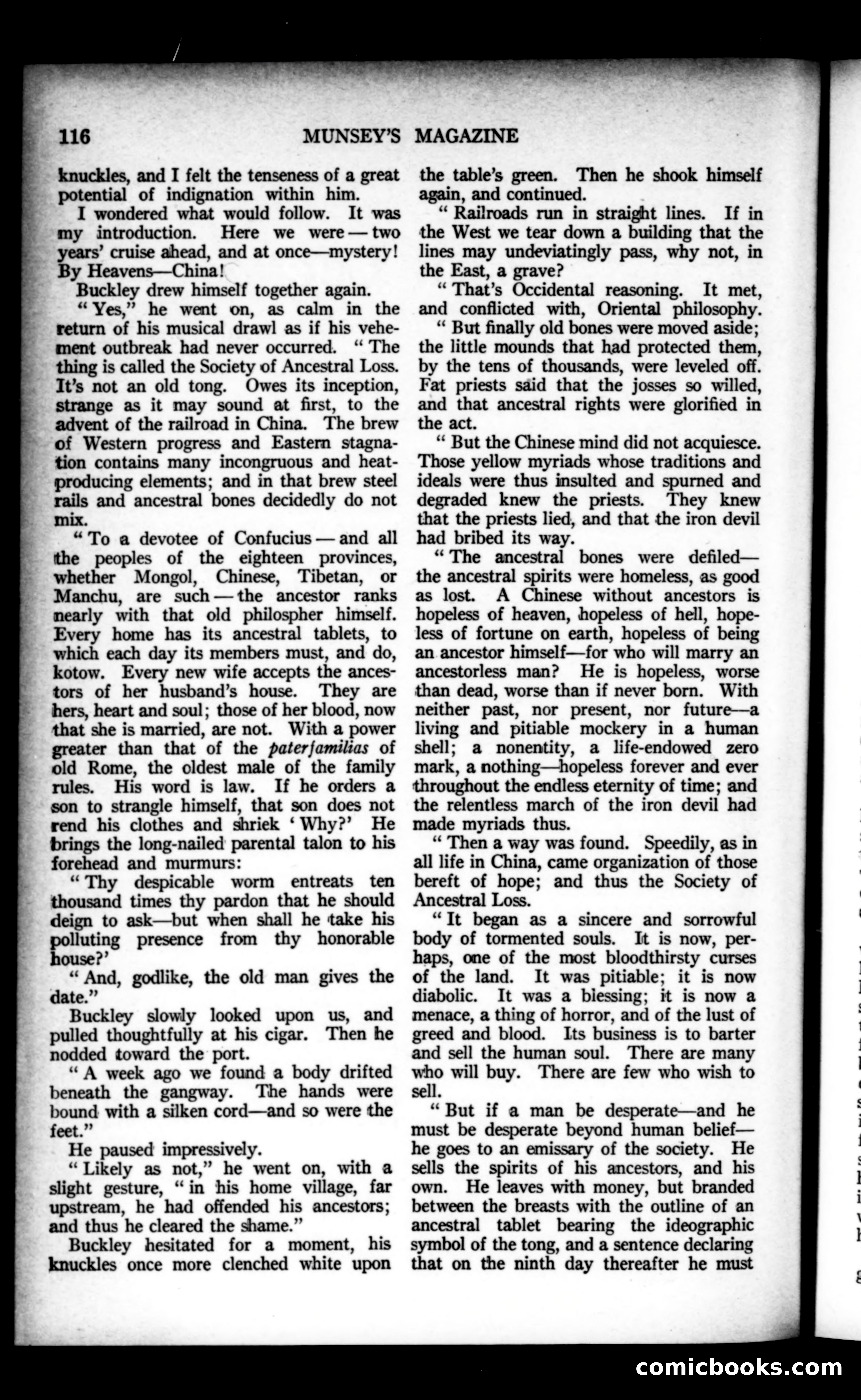 Munsey's Magazine, October 1922 — page 118 of 194