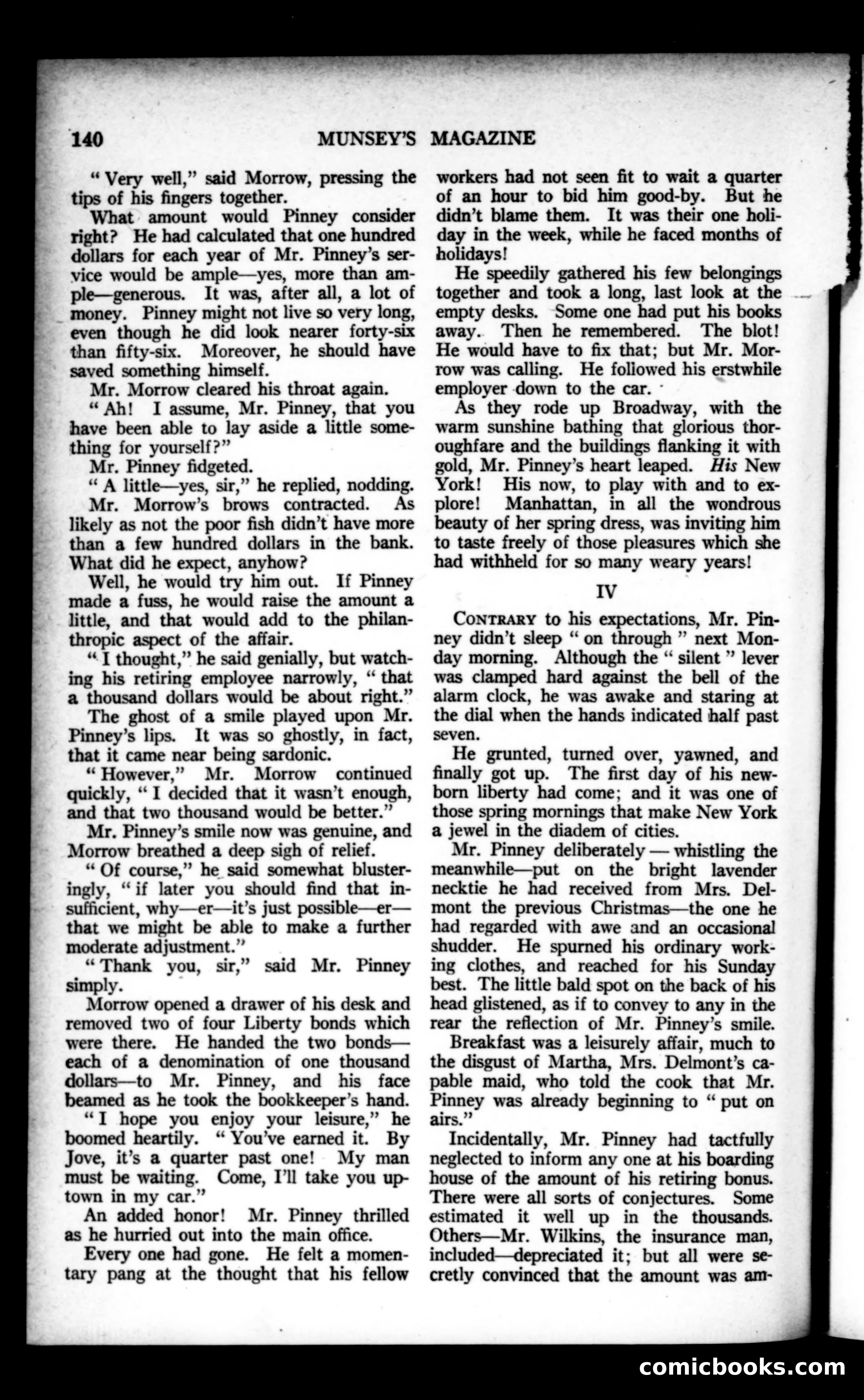Munsey's Magazine, October 1922 — page 142 of 194