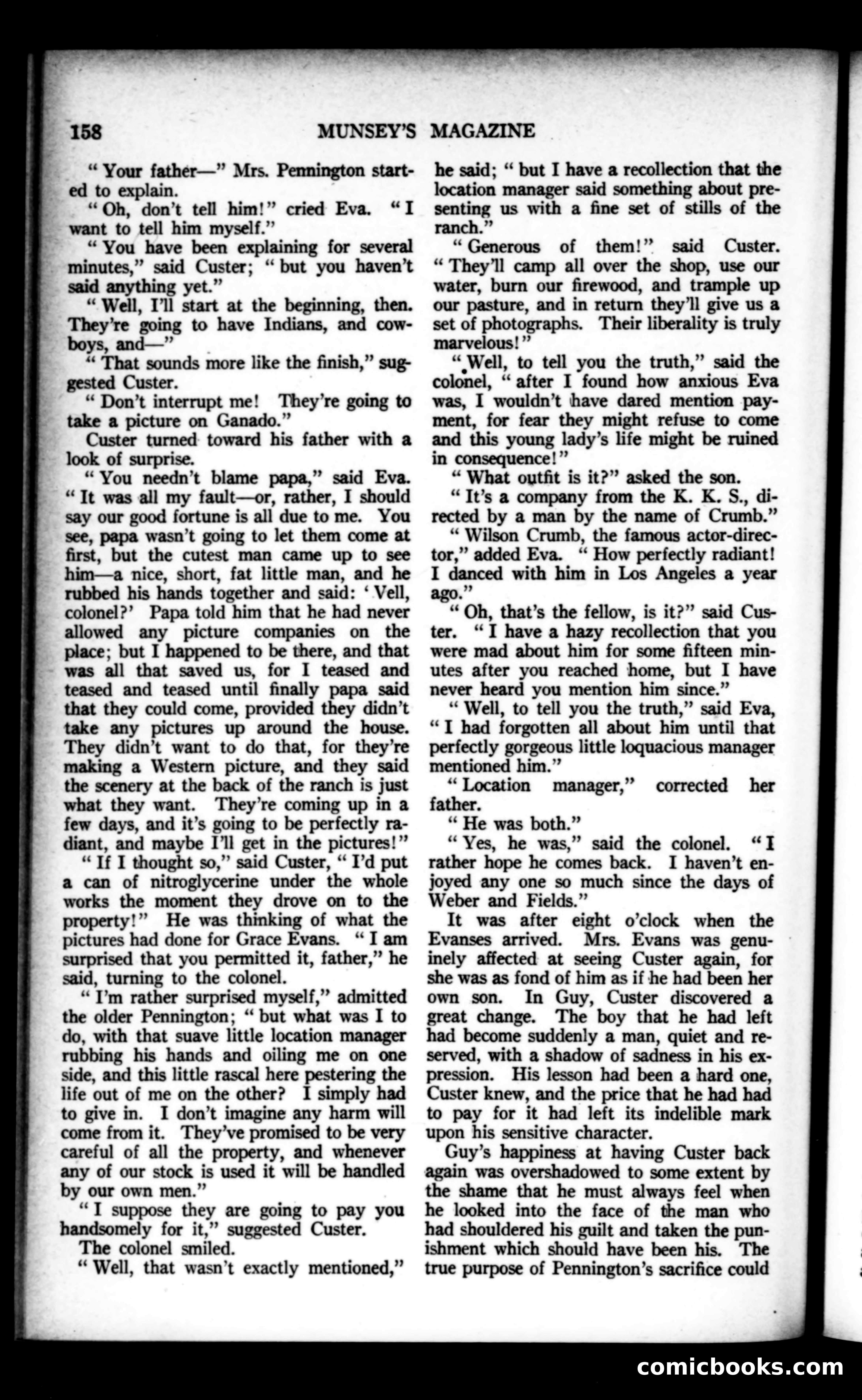 Munsey's Magazine, October 1922 — page 160 of 194