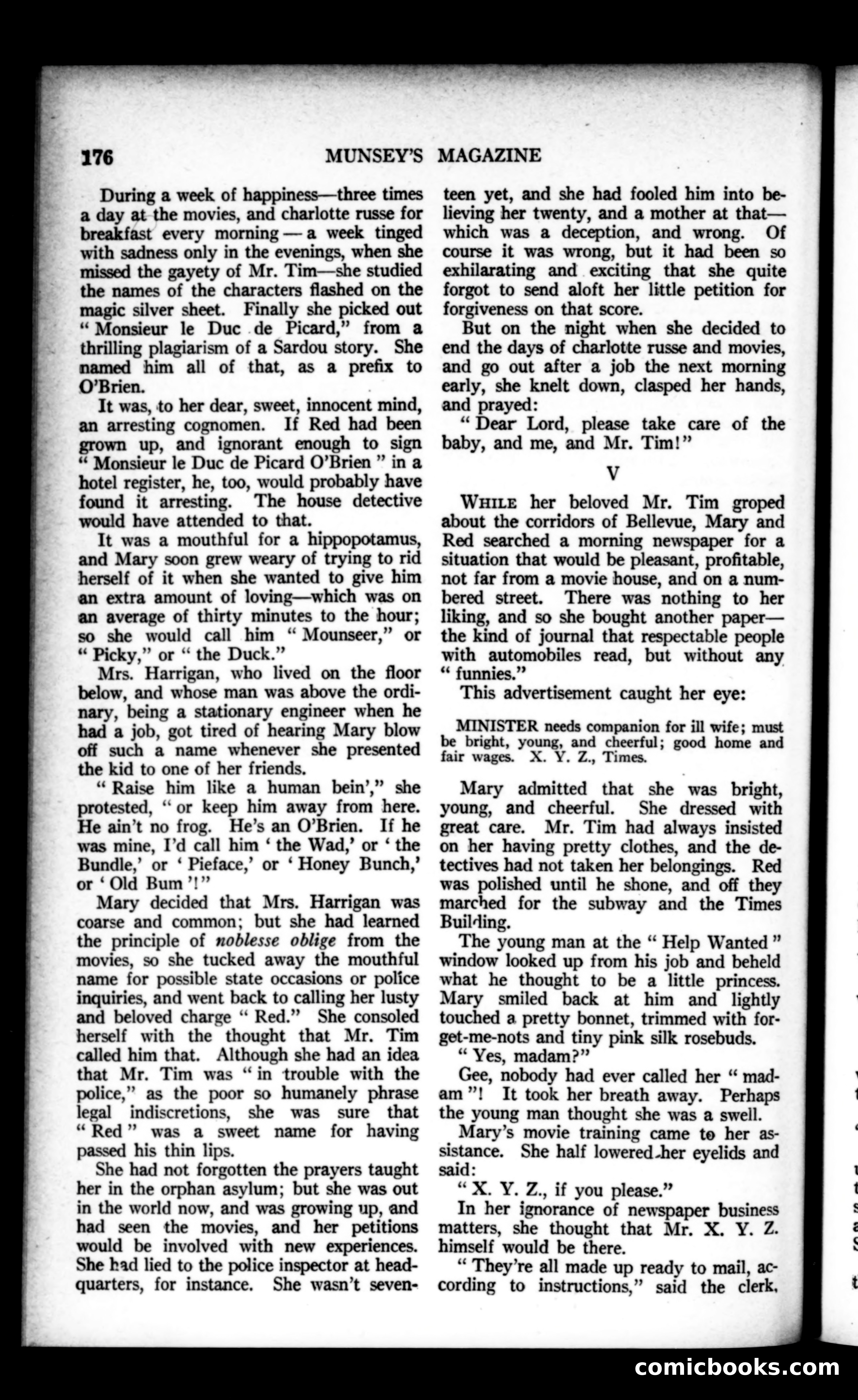 Munsey's Magazine, October 1922 — page 178 of 194