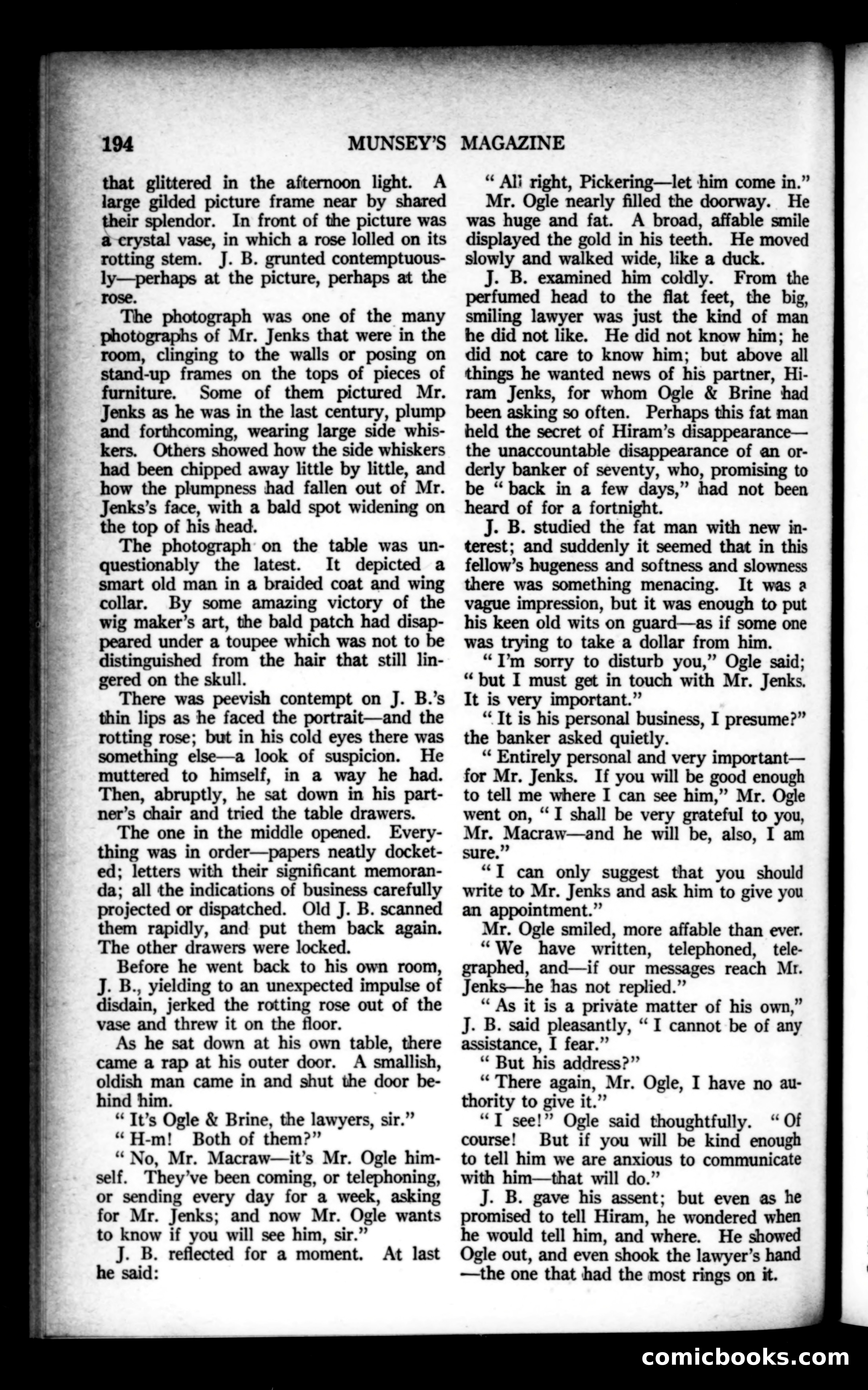 Munsey's Magazine, November 1922 — page 2 of 192