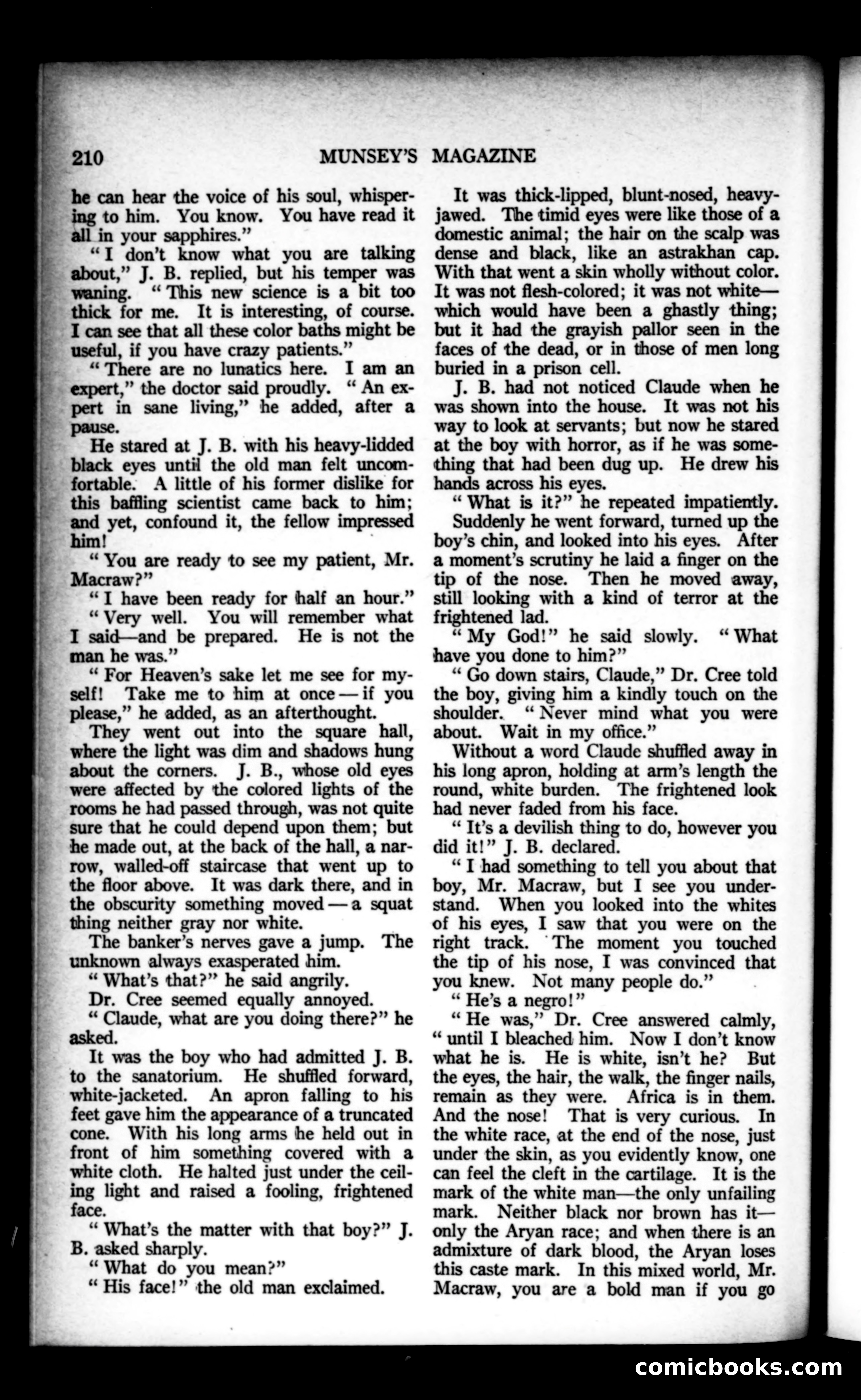 Munsey's Magazine, November 1922 — page 18 of 192