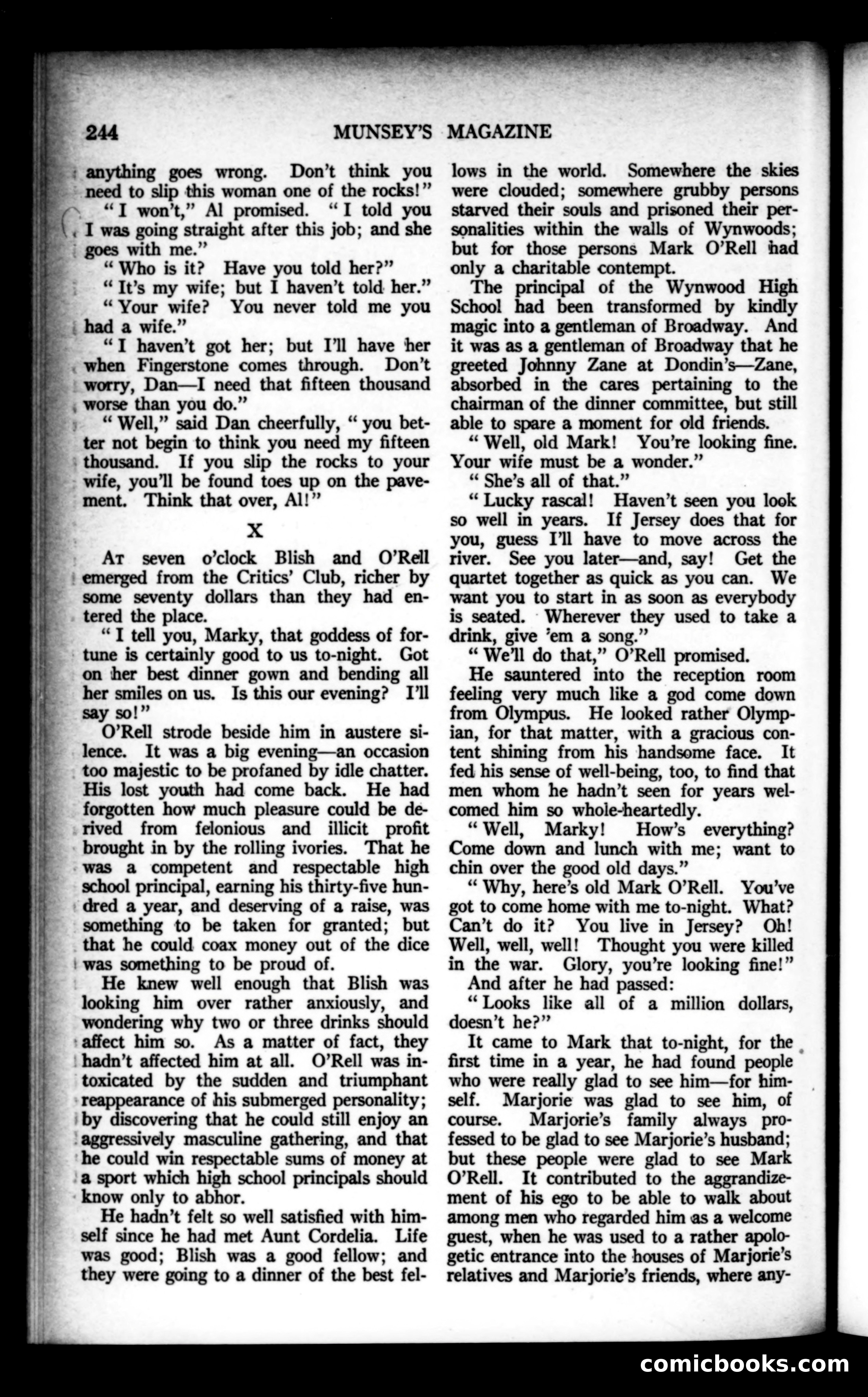 Munsey's Magazine, November 1922 — page 52 of 192