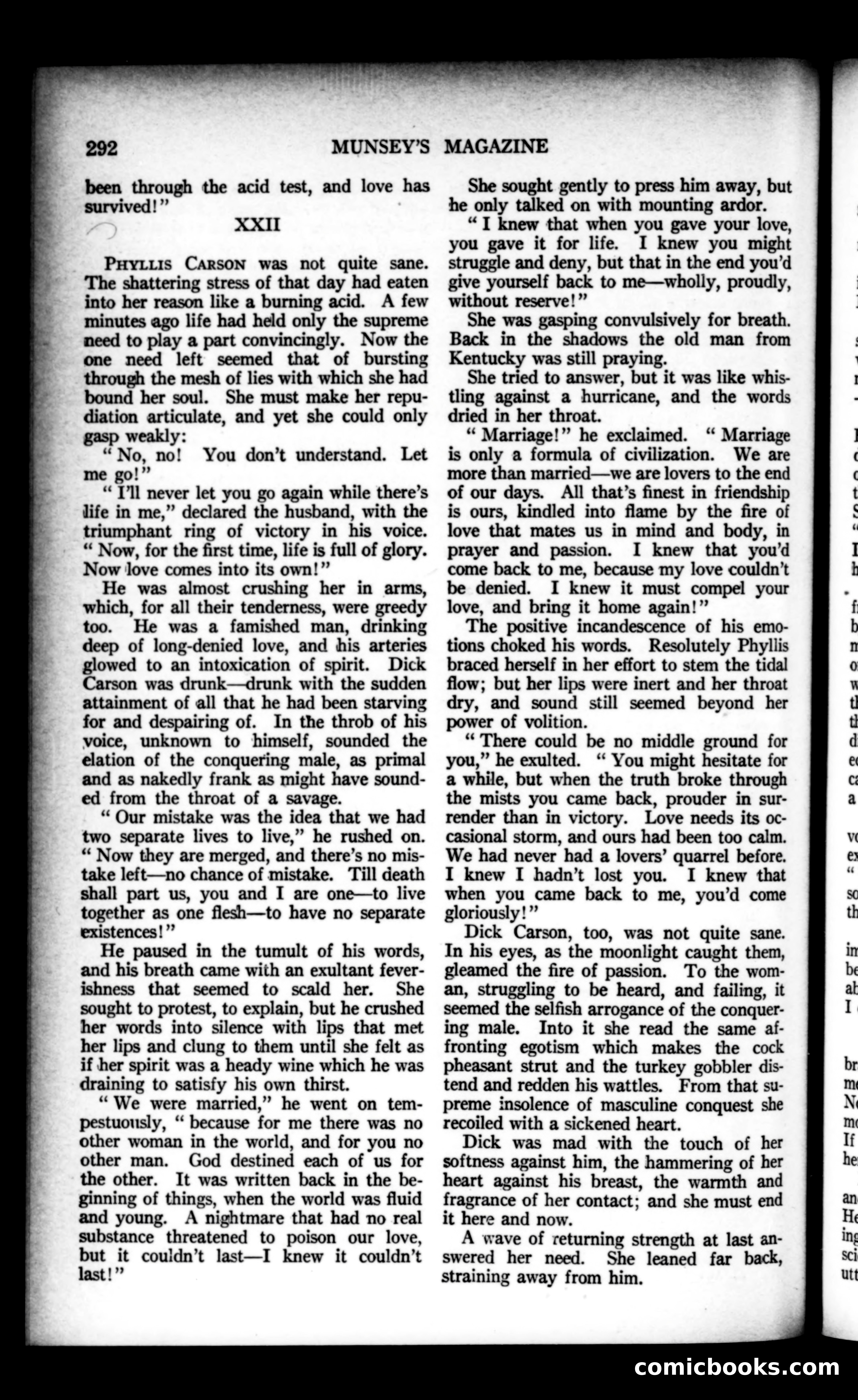 Munsey's Magazine, November 1922 — page 100 of 192