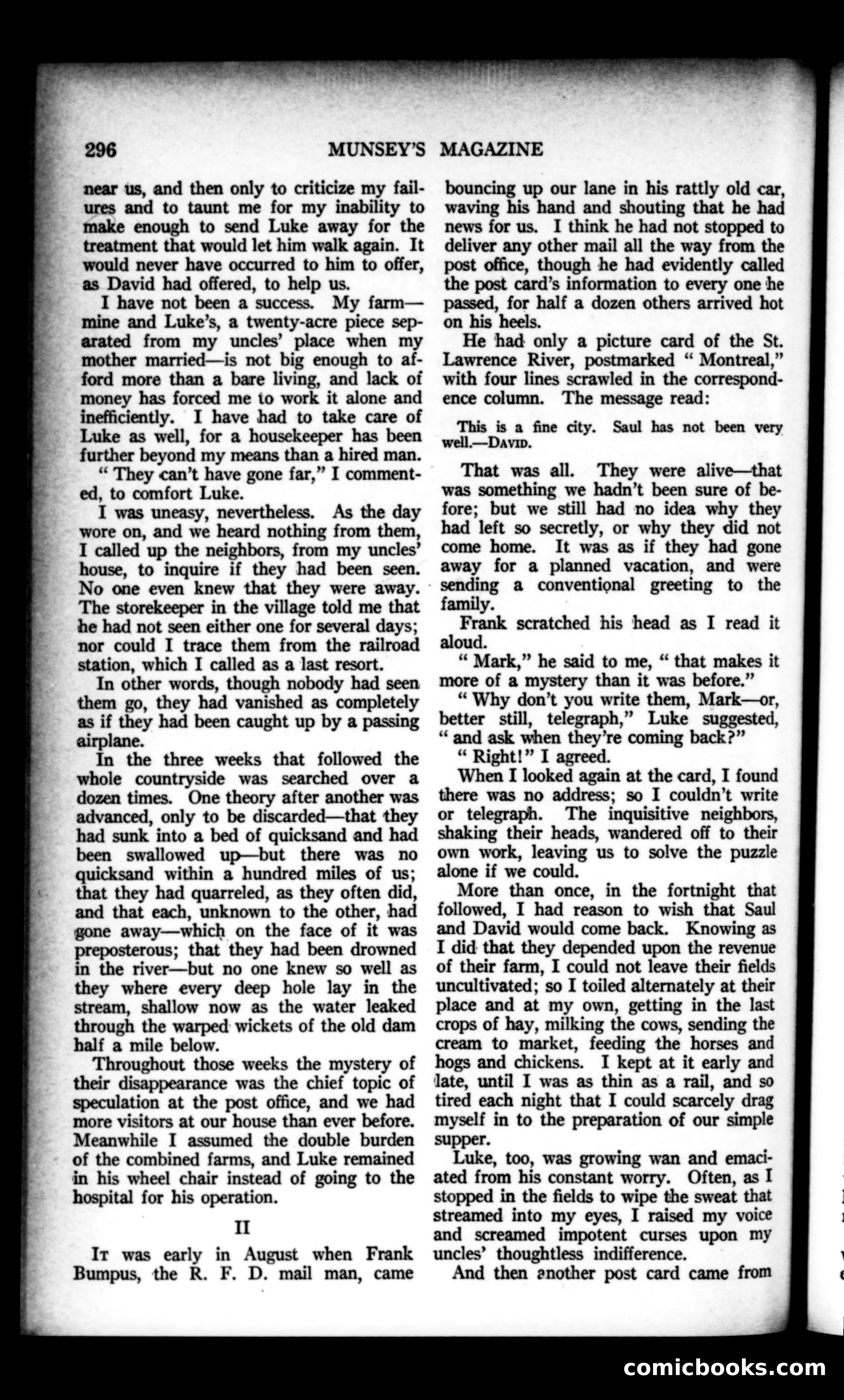 Munsey's Magazine, November 1922 — page 104 of 192