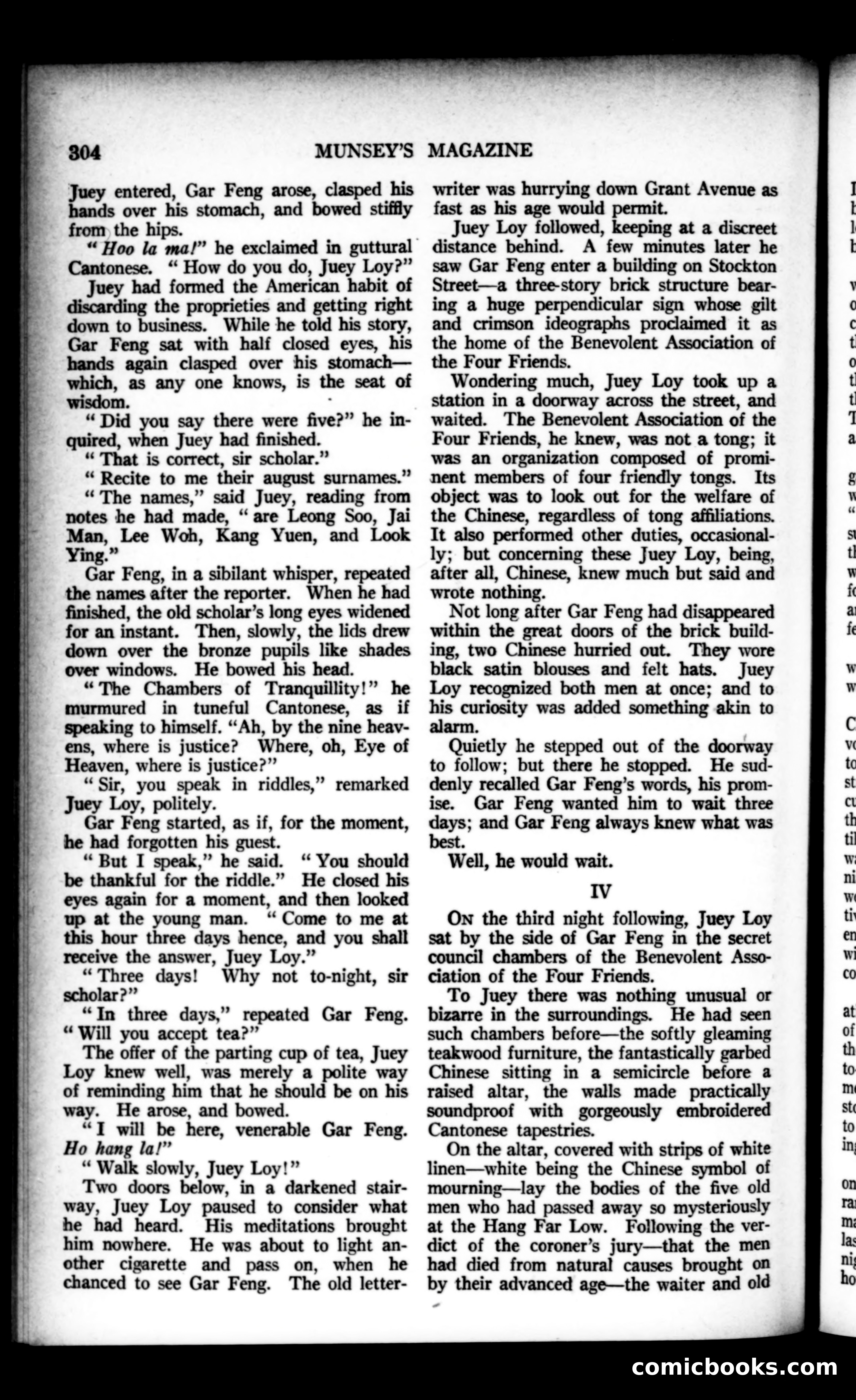 Munsey's Magazine, November 1922 — page 112 of 192