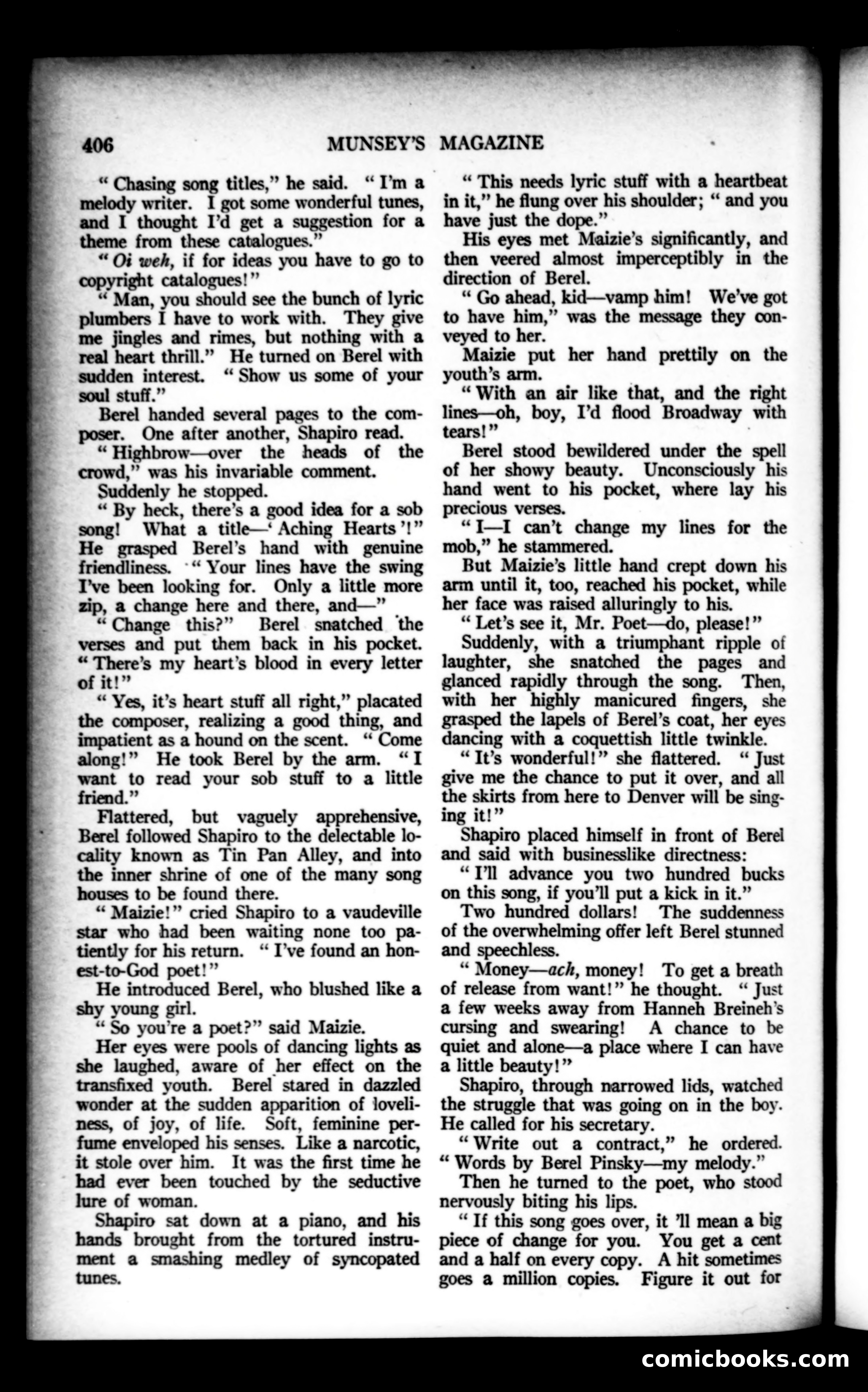 Munsey's Magazine, December 1922 — page 22 of 192