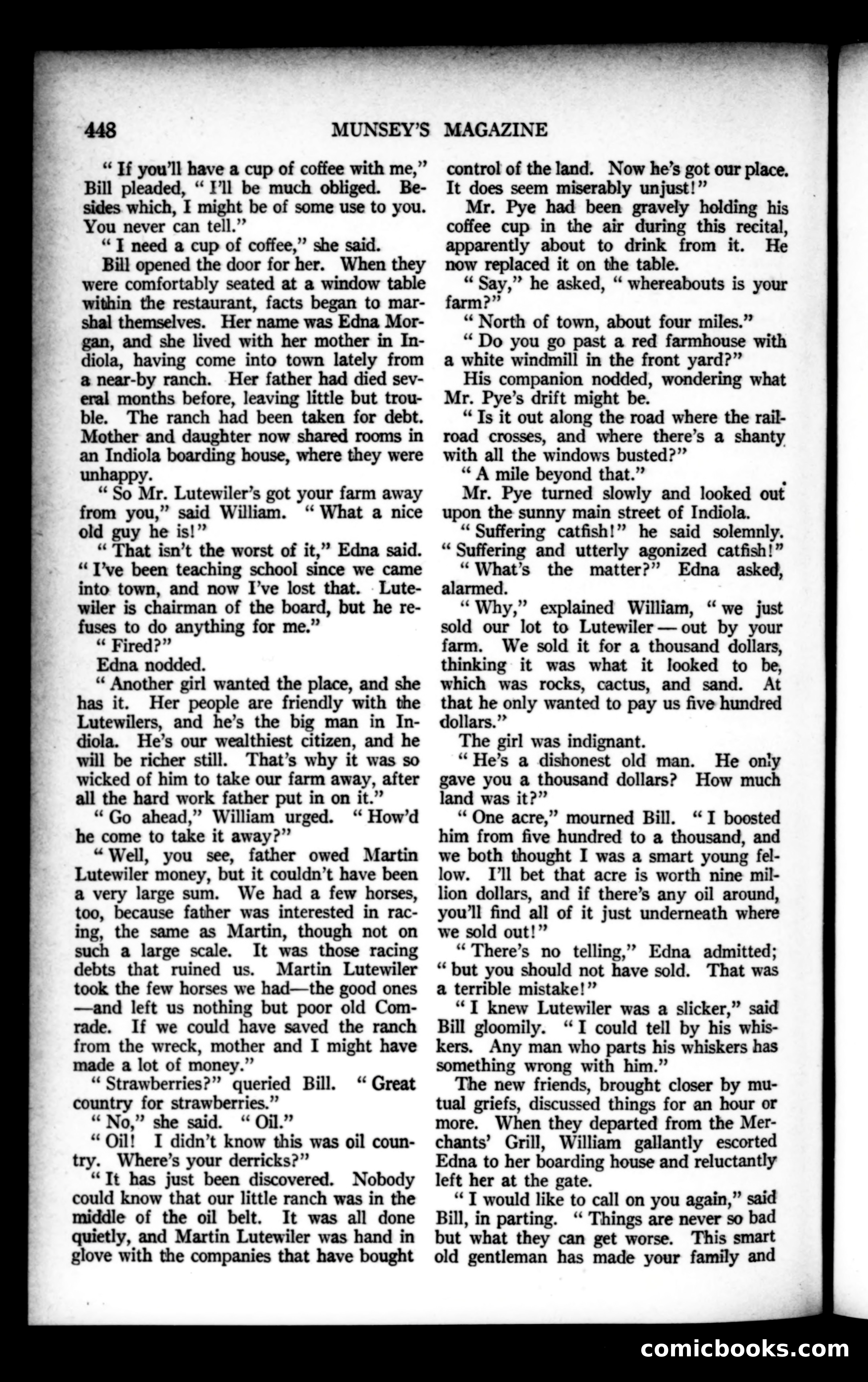 Munsey's Magazine, December 1922 — page 64 of 192