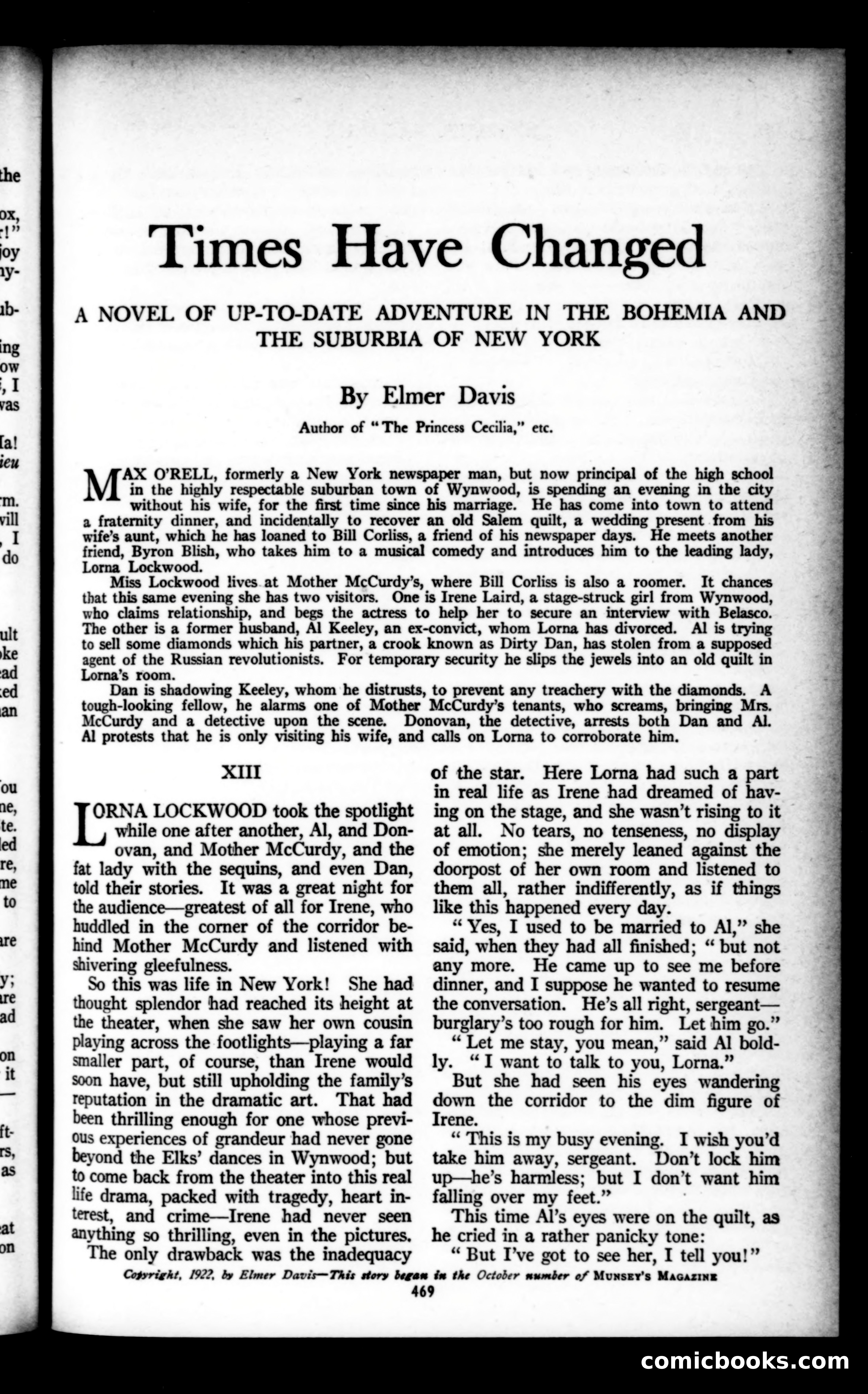 Munsey's Magazine, December 1922 — page 85 of 192