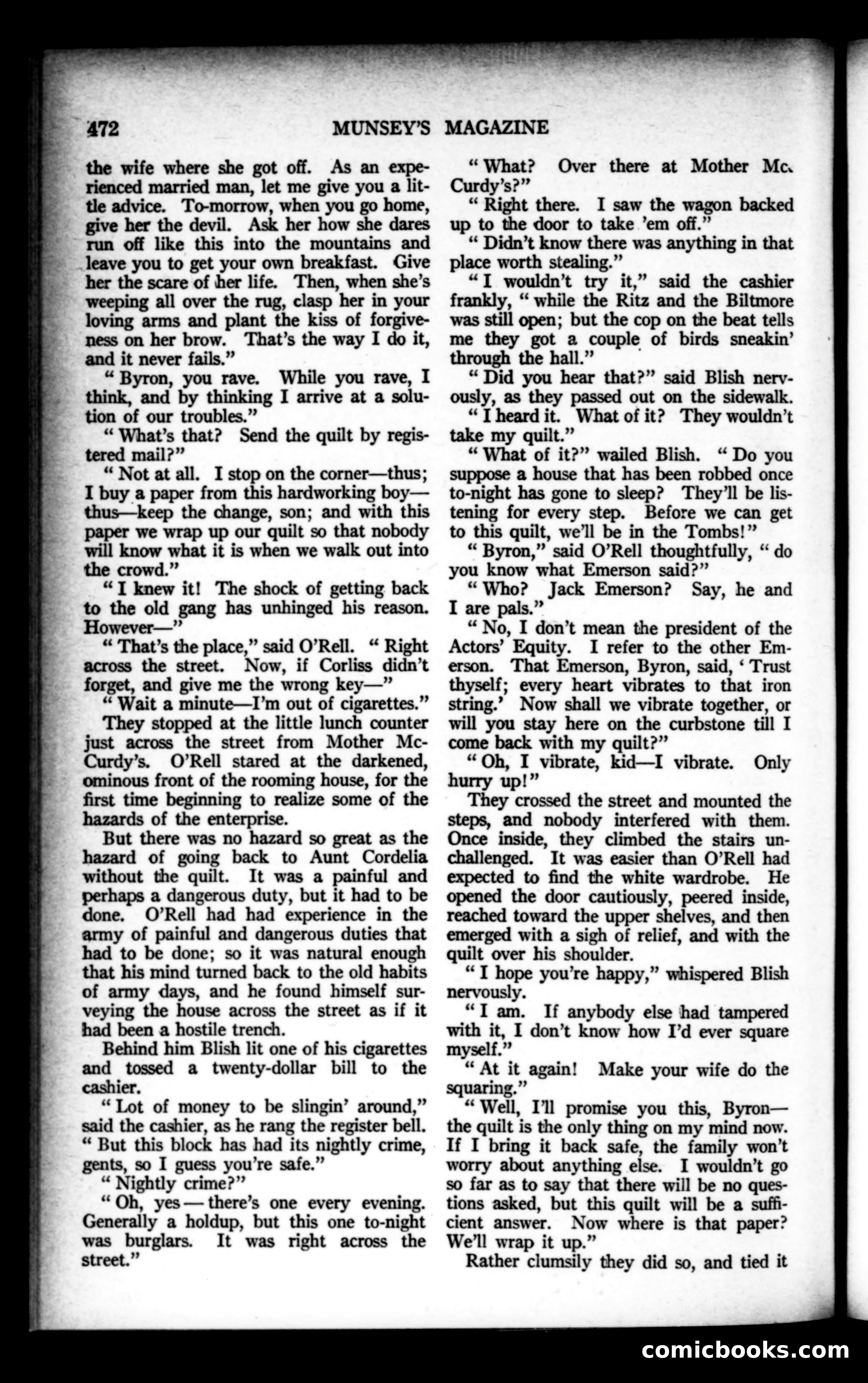 Munsey's Magazine, December 1922 — page 88 of 192