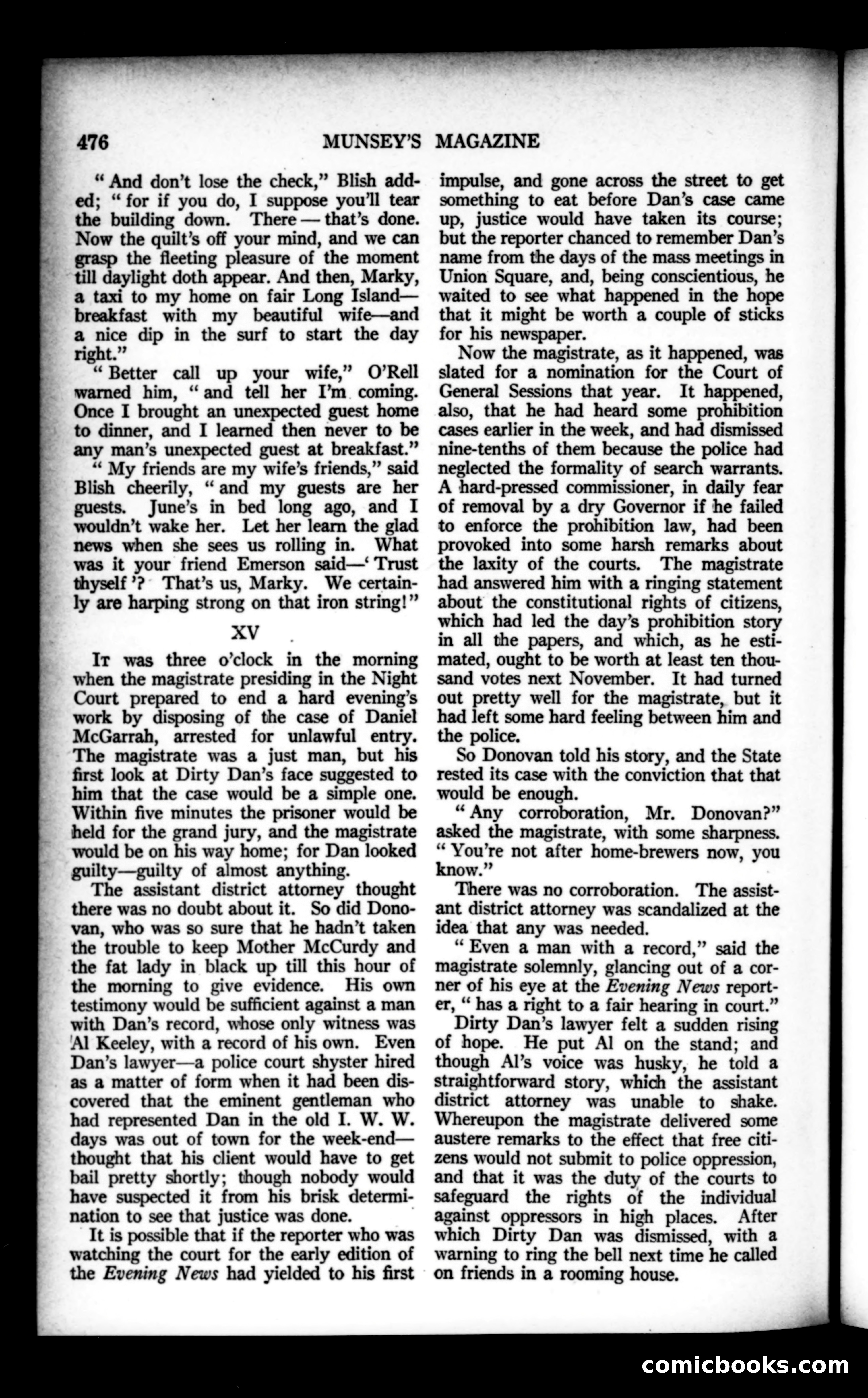 Munsey's Magazine, December 1922 — page 92 of 192