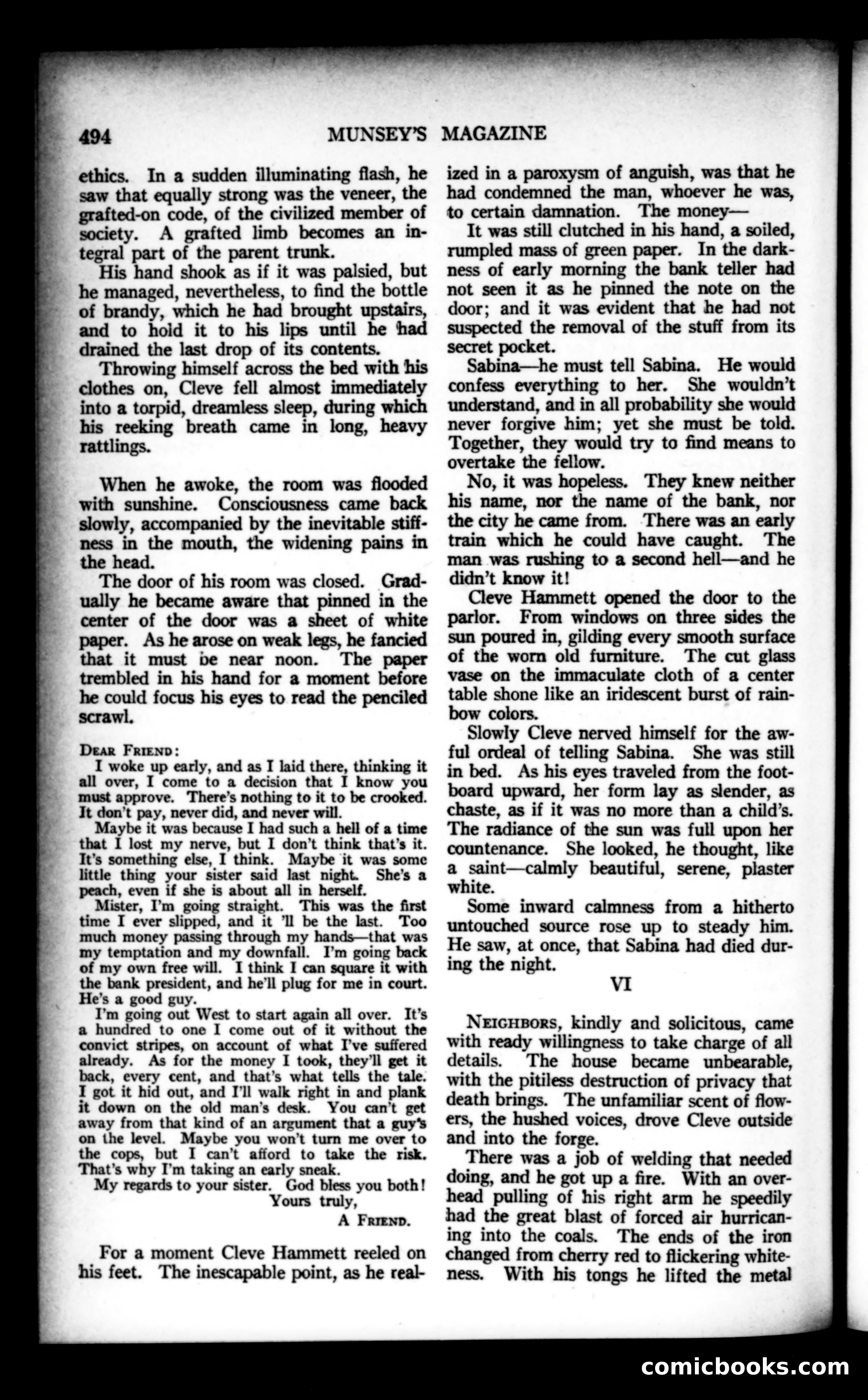 Munsey's Magazine, December 1922 — page 110 of 192