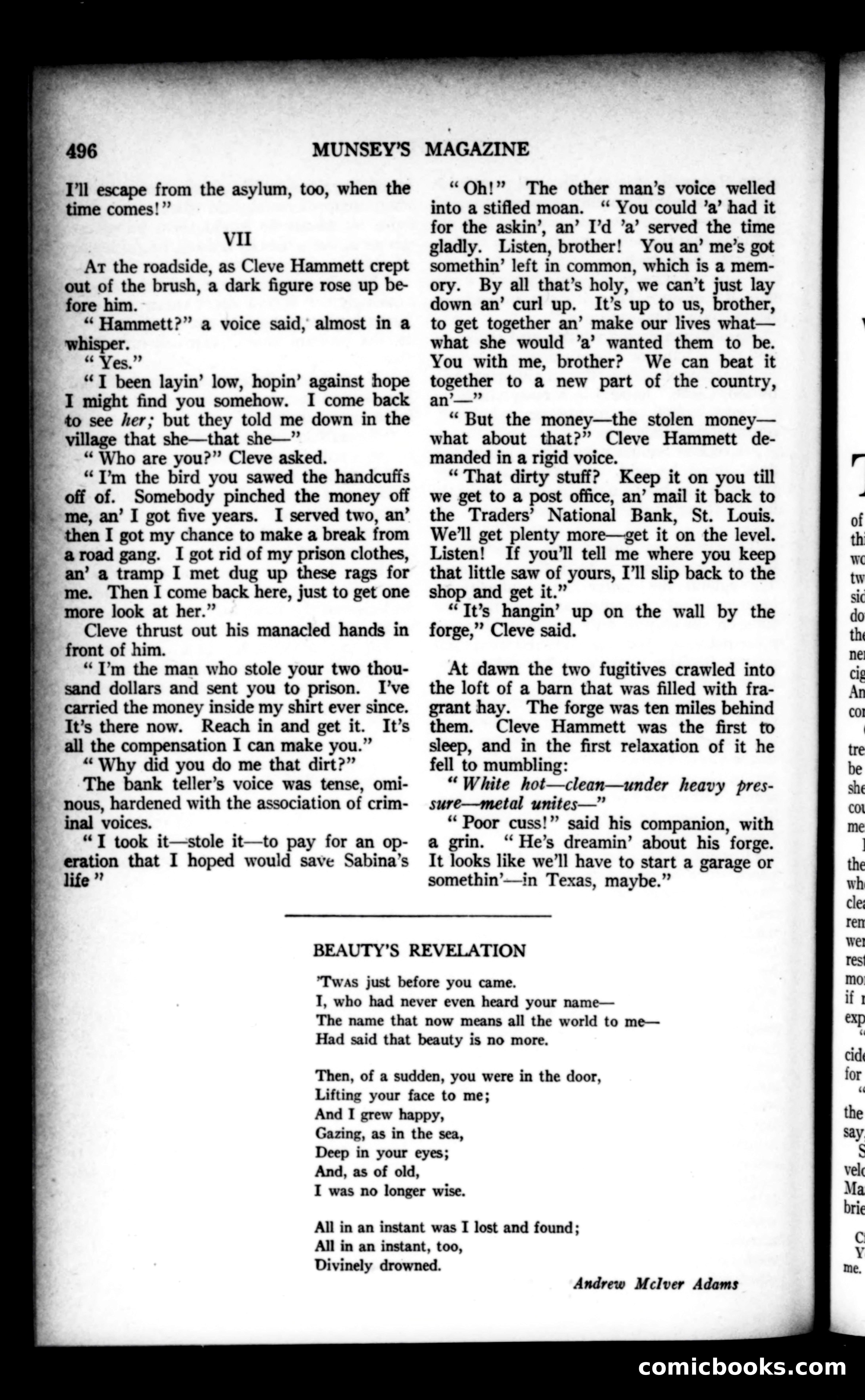 Munsey's Magazine, December 1922 — page 112 of 192