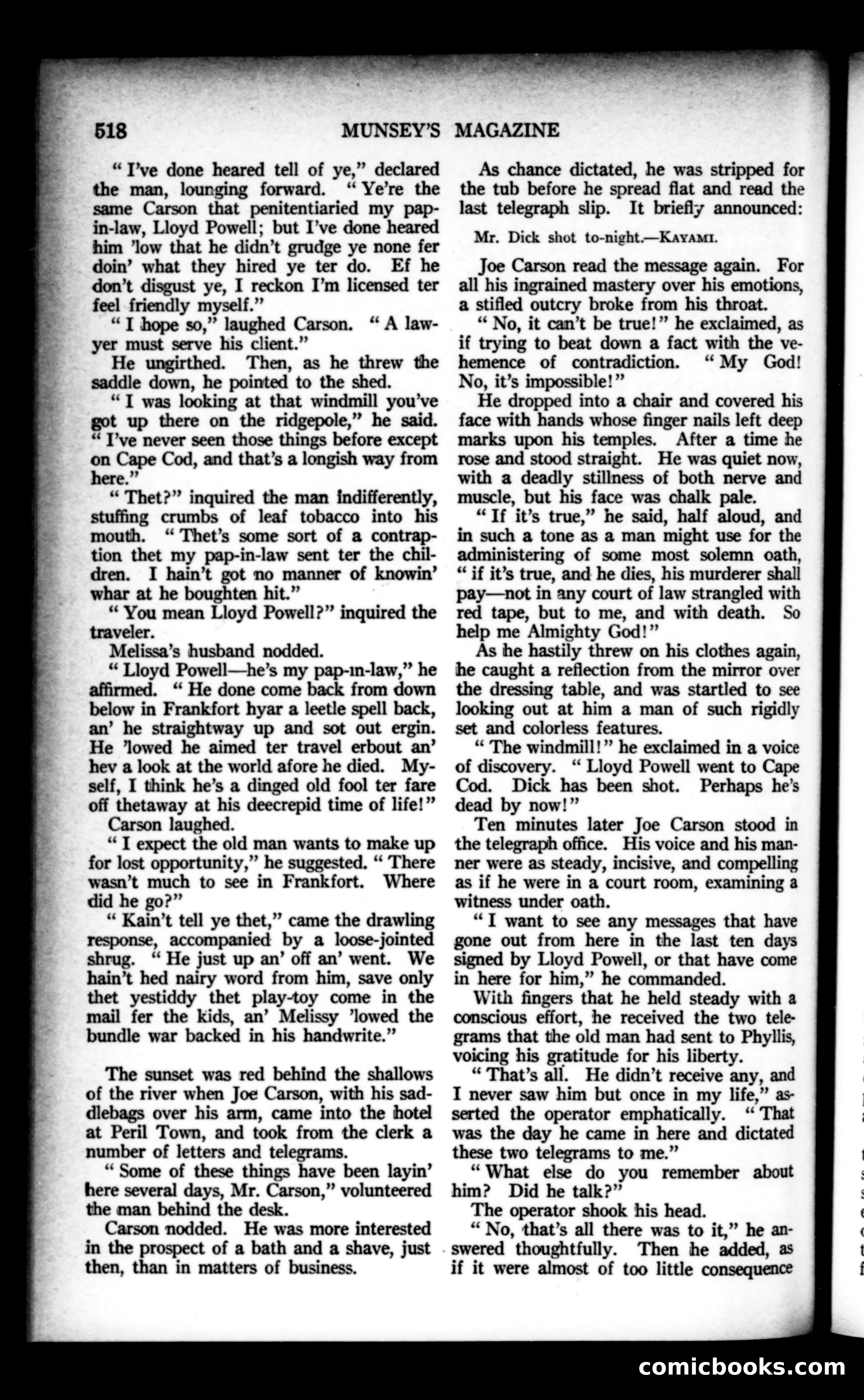 Munsey's Magazine, December 1922 — page 134 of 192